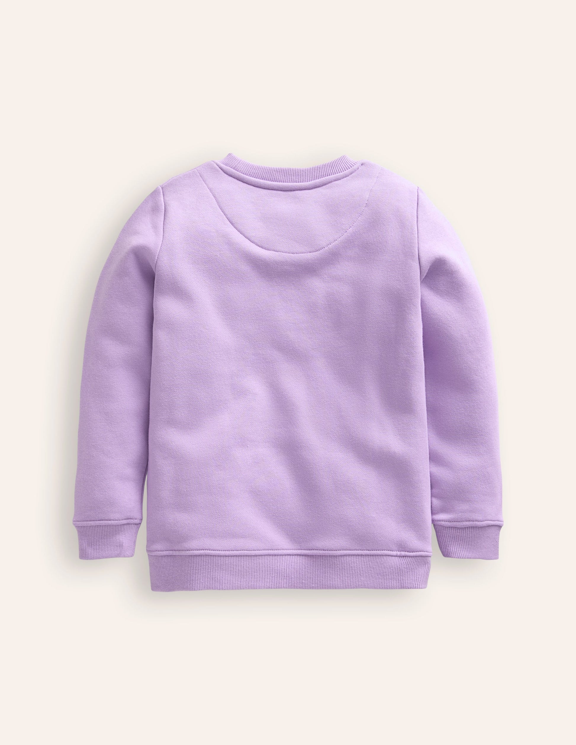 Appliqué Sweatshirt-Misty Lavender Dog-3