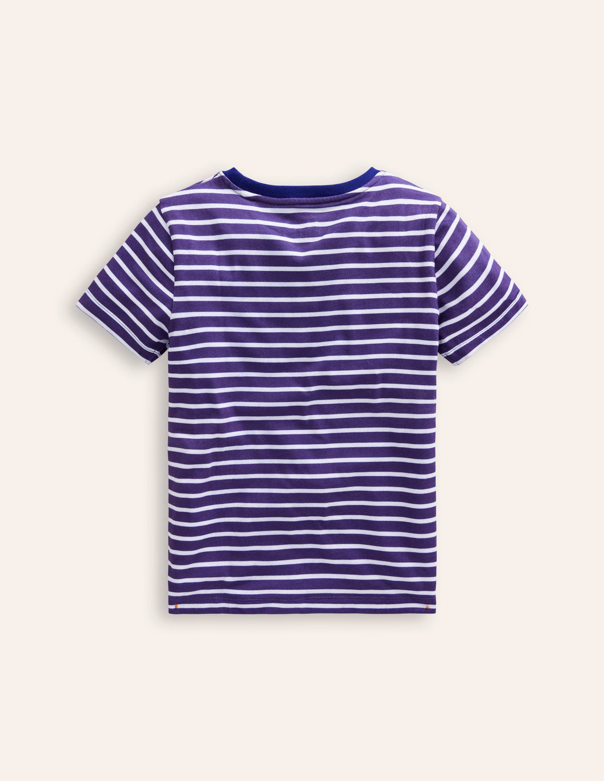 Appliqué T-Shirt-Sapphire/ Ivory Stationary-2