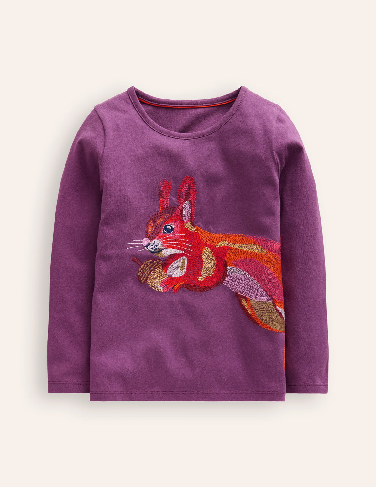 Front & Back T-shirt-Bramble Purple Squirrel - Image 1