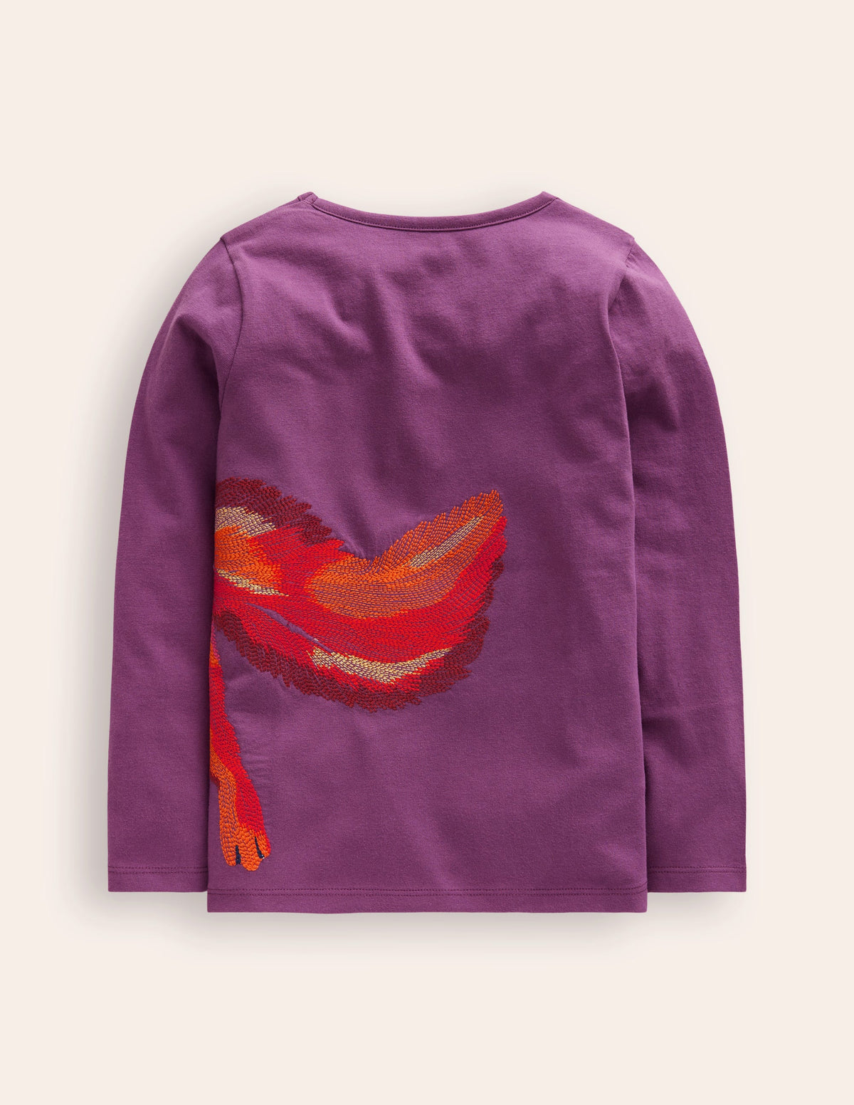 Front & Back T-shirt-Bramble Purple Squirrel-2