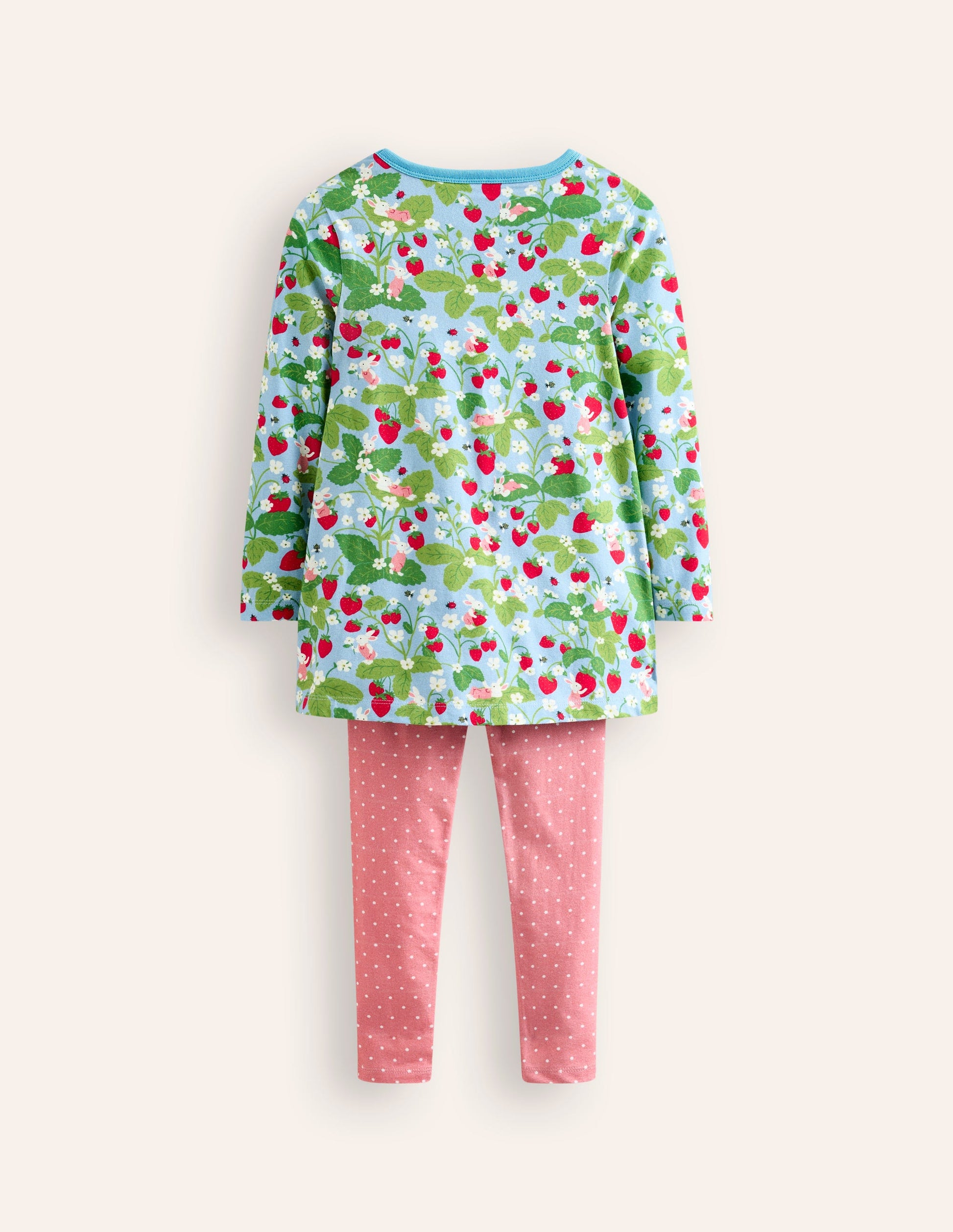 Print Tunic and Leggings Set-Strawberry Field-2