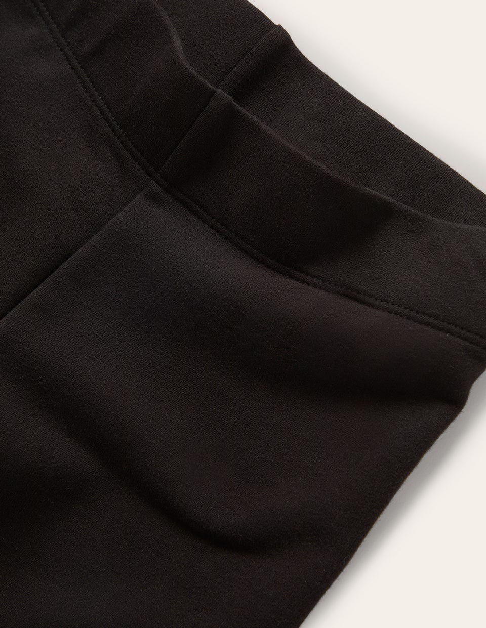 Plain Cosy Leggings-Black