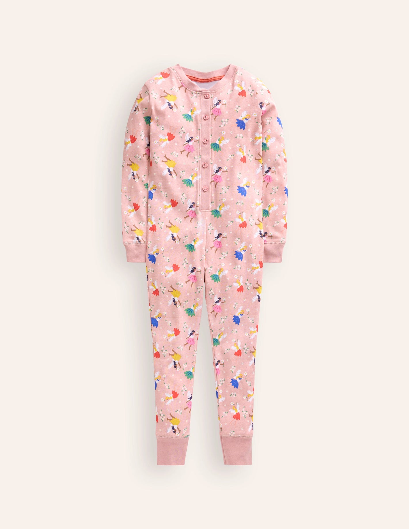 Snug All-In-One Pajama-Boto Pink Fairies