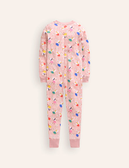 Snug All-In-One Pajama-Boto Pink Fairies