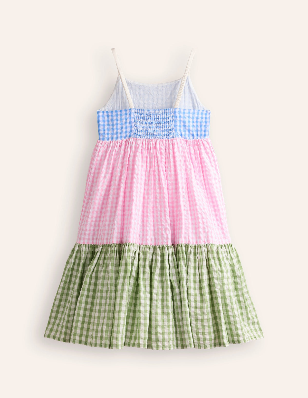 Hotchpotch Tiered Twirly Dress-Gingham Hotchpotch - Image 2