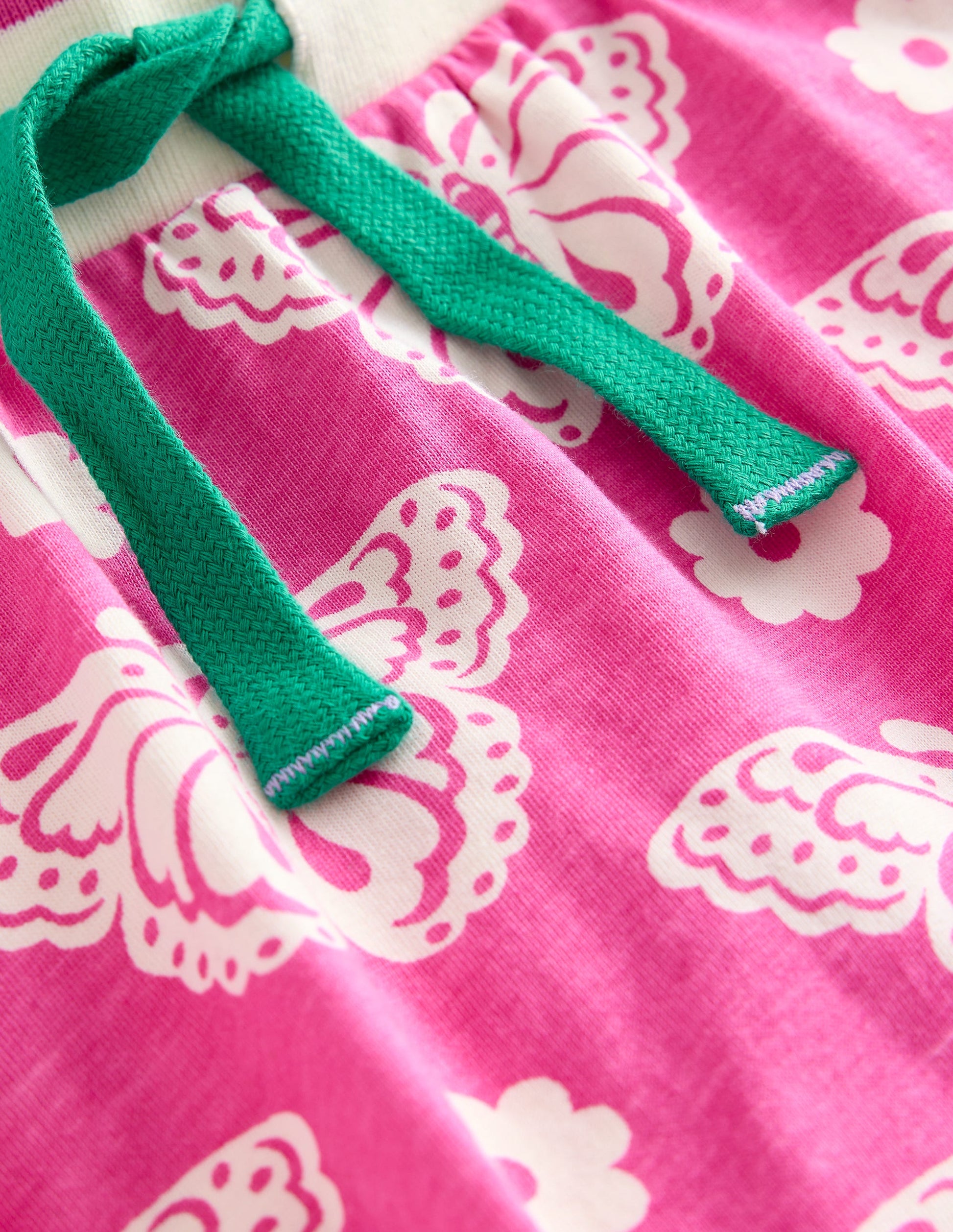 Printed Jersey Skort-Pink Lemonade Strawberry Patch-3