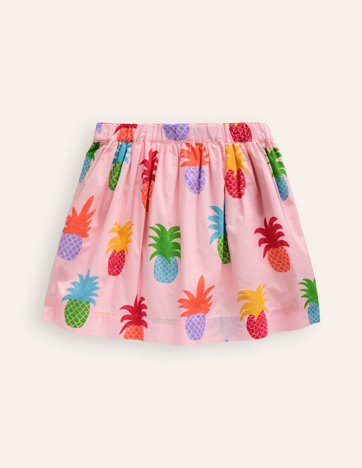 Pull On Twirly Skirt-Blooming Pink Pineapples - Image 2