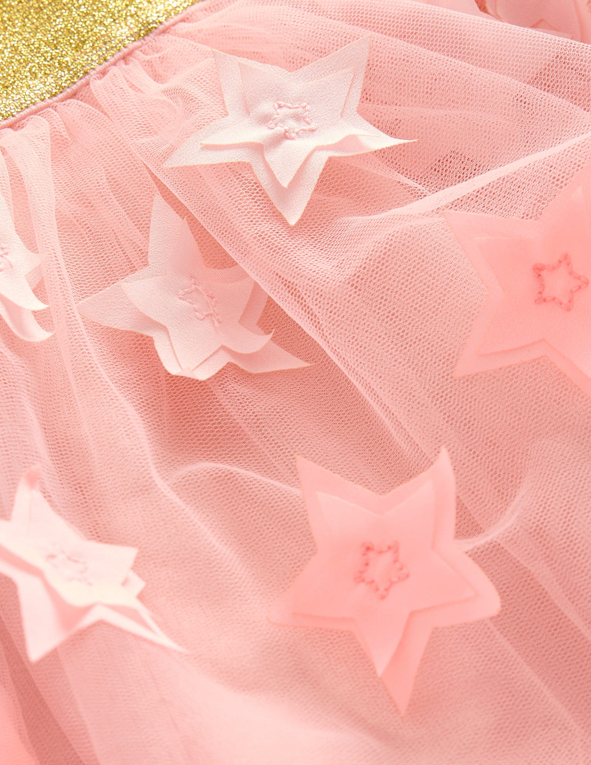 Tulle Mini Skirt-Pink Stars - Image 3