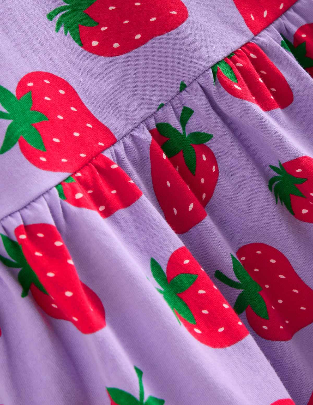 Strappy Drop Waist Dress-Parma Violet Strawberries-3
