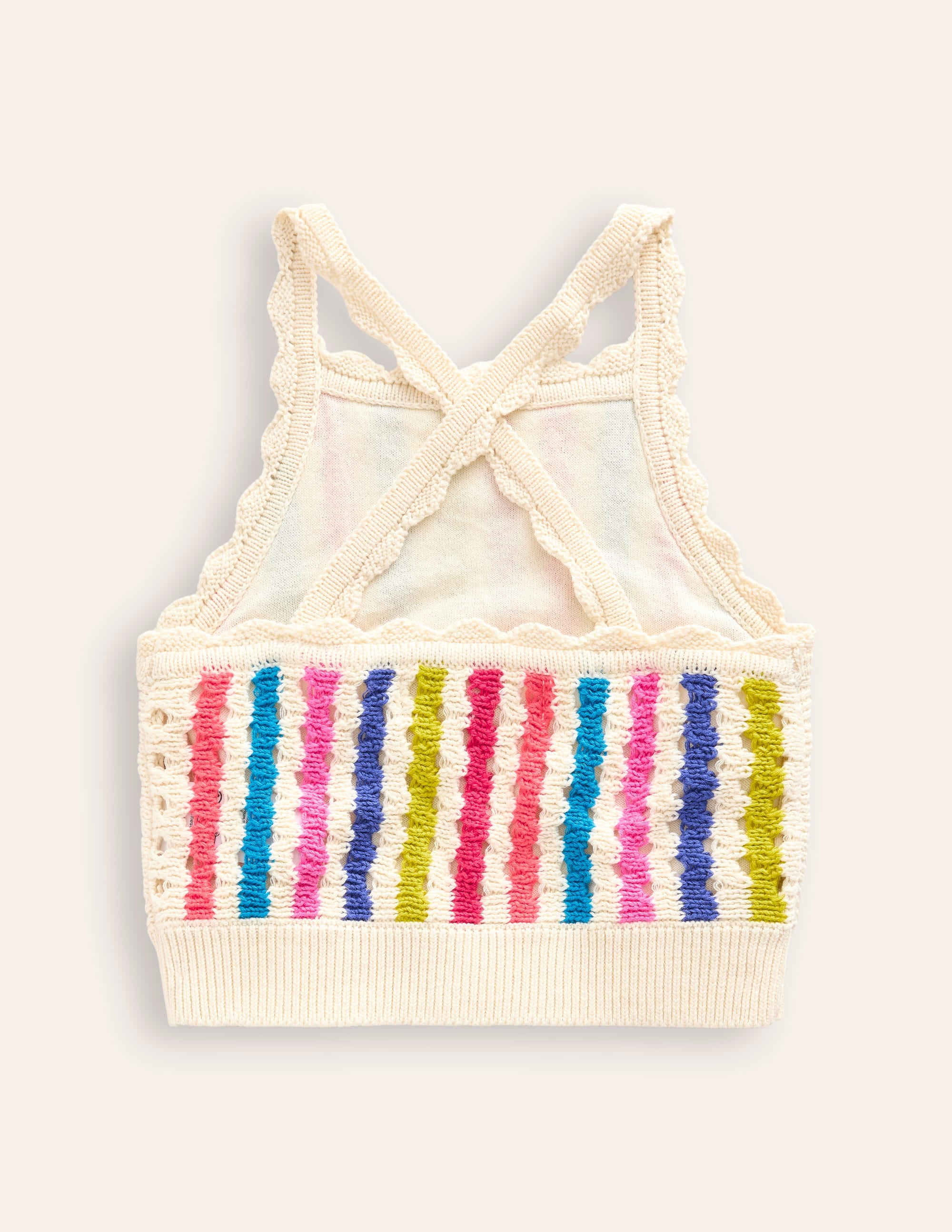 Stripe Knitted Top-Multi Stripe - Image 2