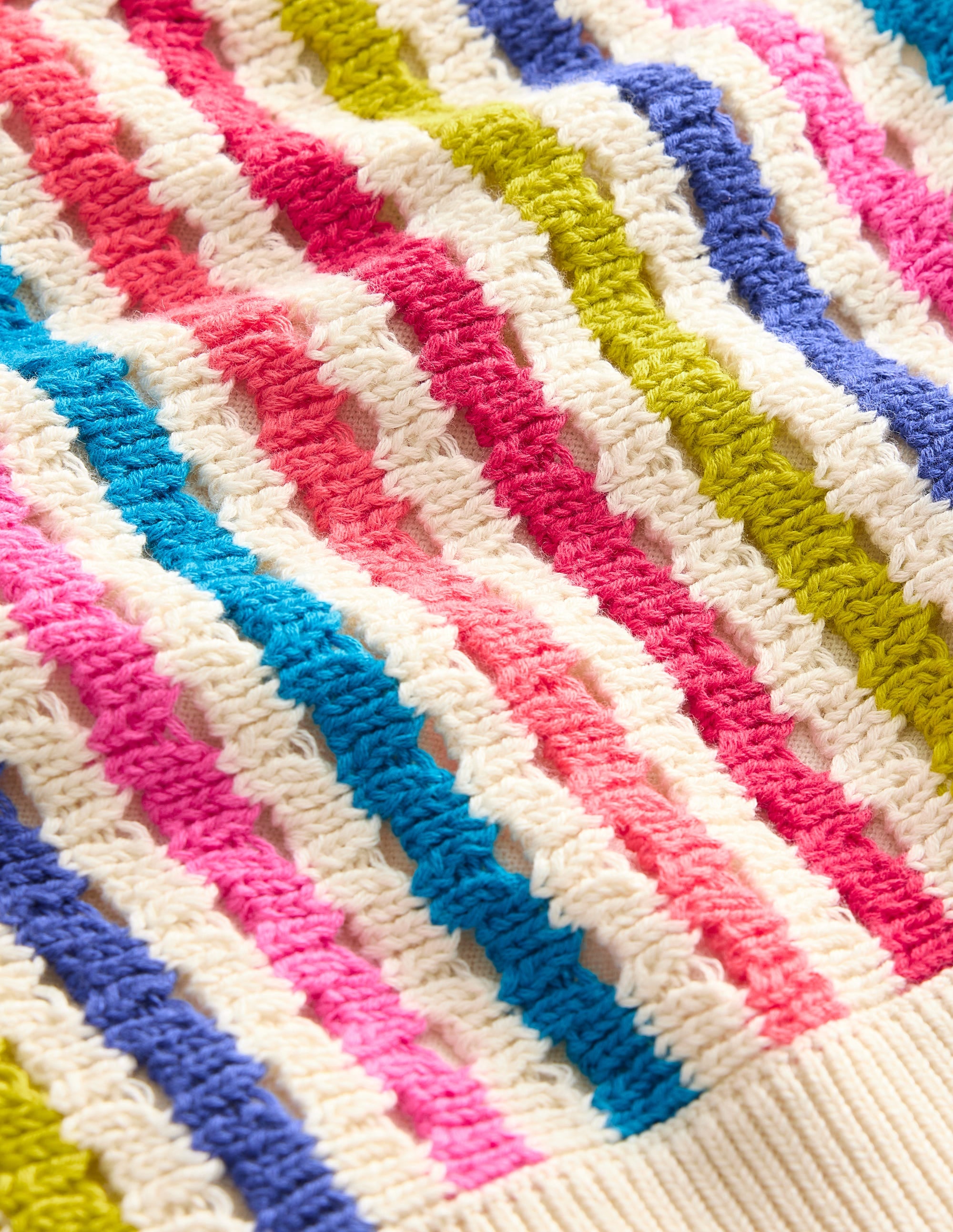 Stripe Knitted Top-Multi Stripe - Image 3