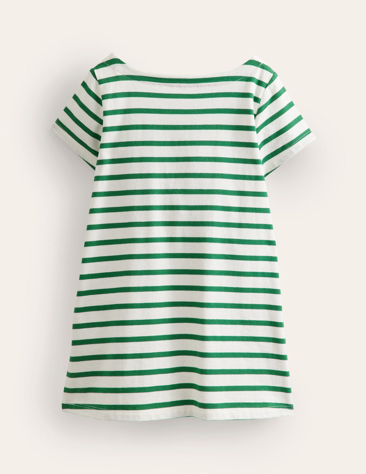 Fun Pocket Appliqué Tunic-Ivory/ Pea Green Cherries - Image 2
