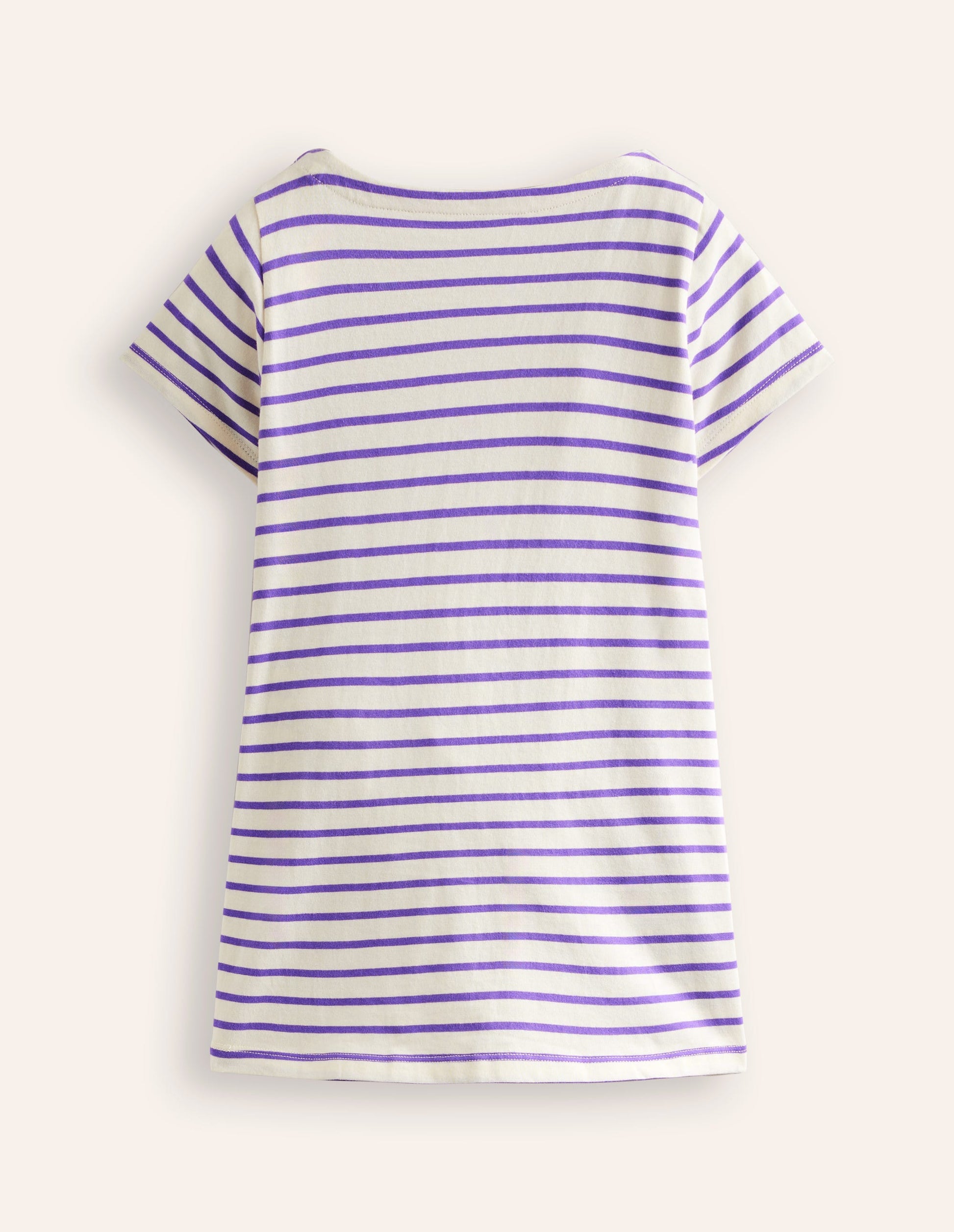 Fun Pocket Appliqué Tunic-Vanilla White/ Parma Violet-2