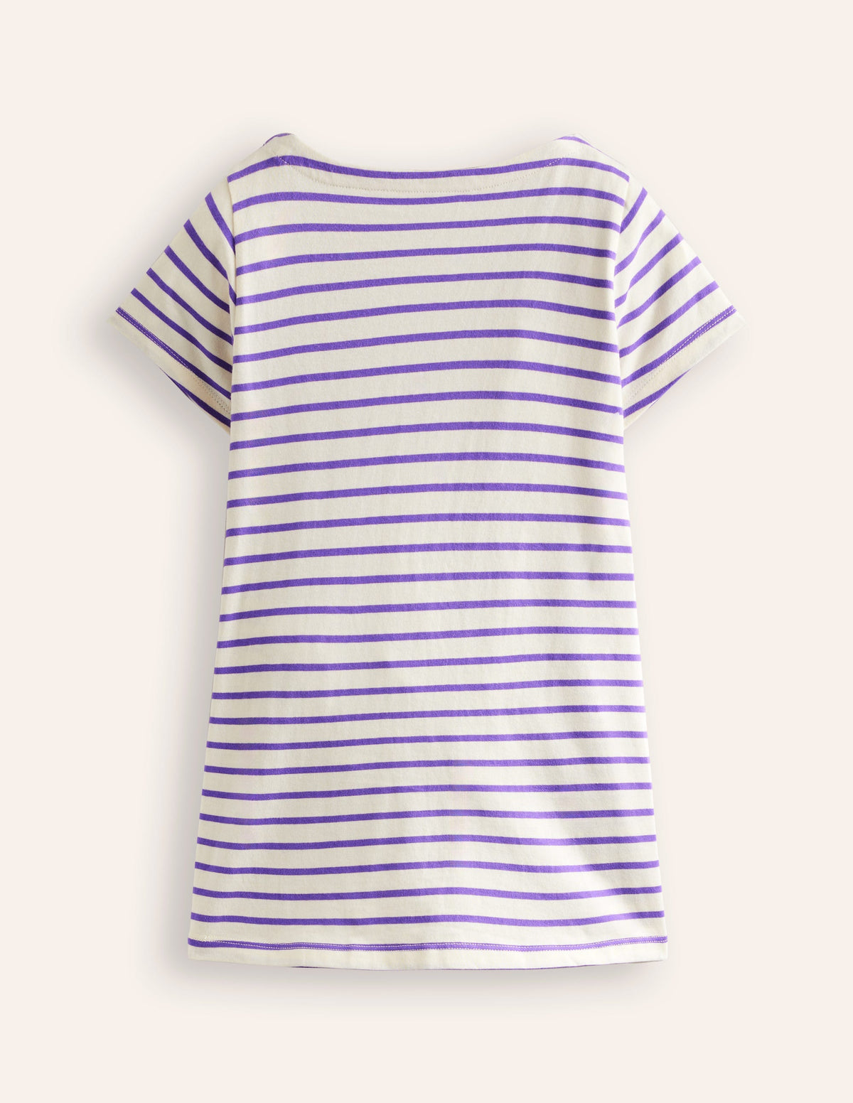 Fun Pocket Appliqué Tunic-Vanilla White/ Parma Violet - Image 2