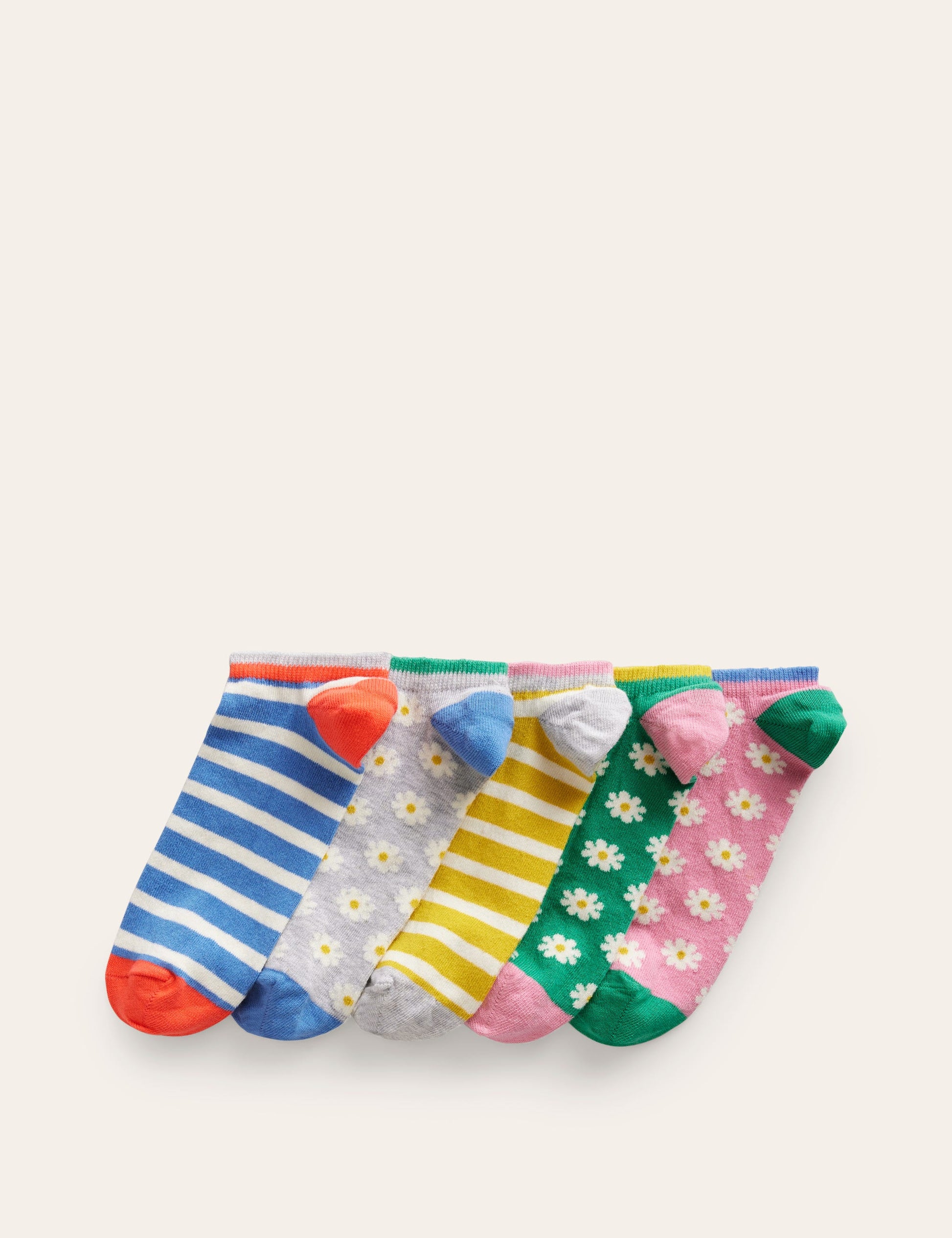 Trainer Socks 5 Pack-Multi Spring-1