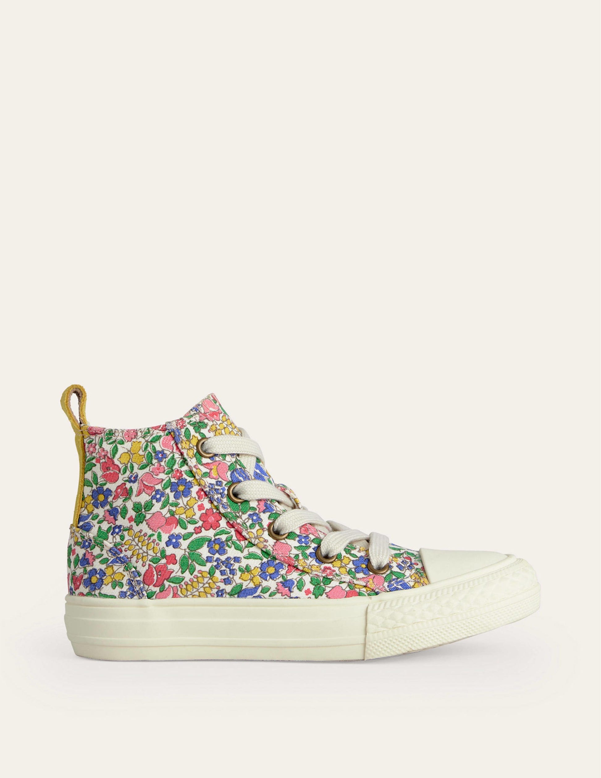 Canvas High Tops-Multi Flowerbed-1