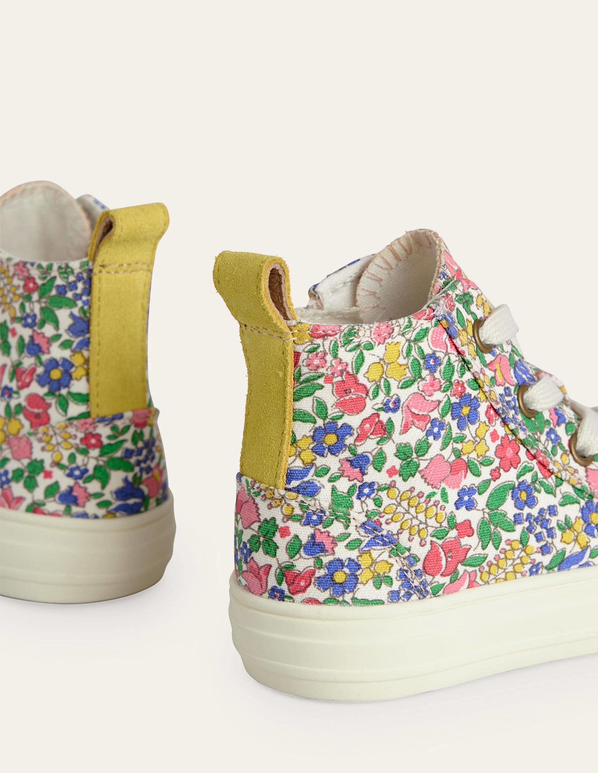 Canvas High Tops-Multi Flowerbed-3
