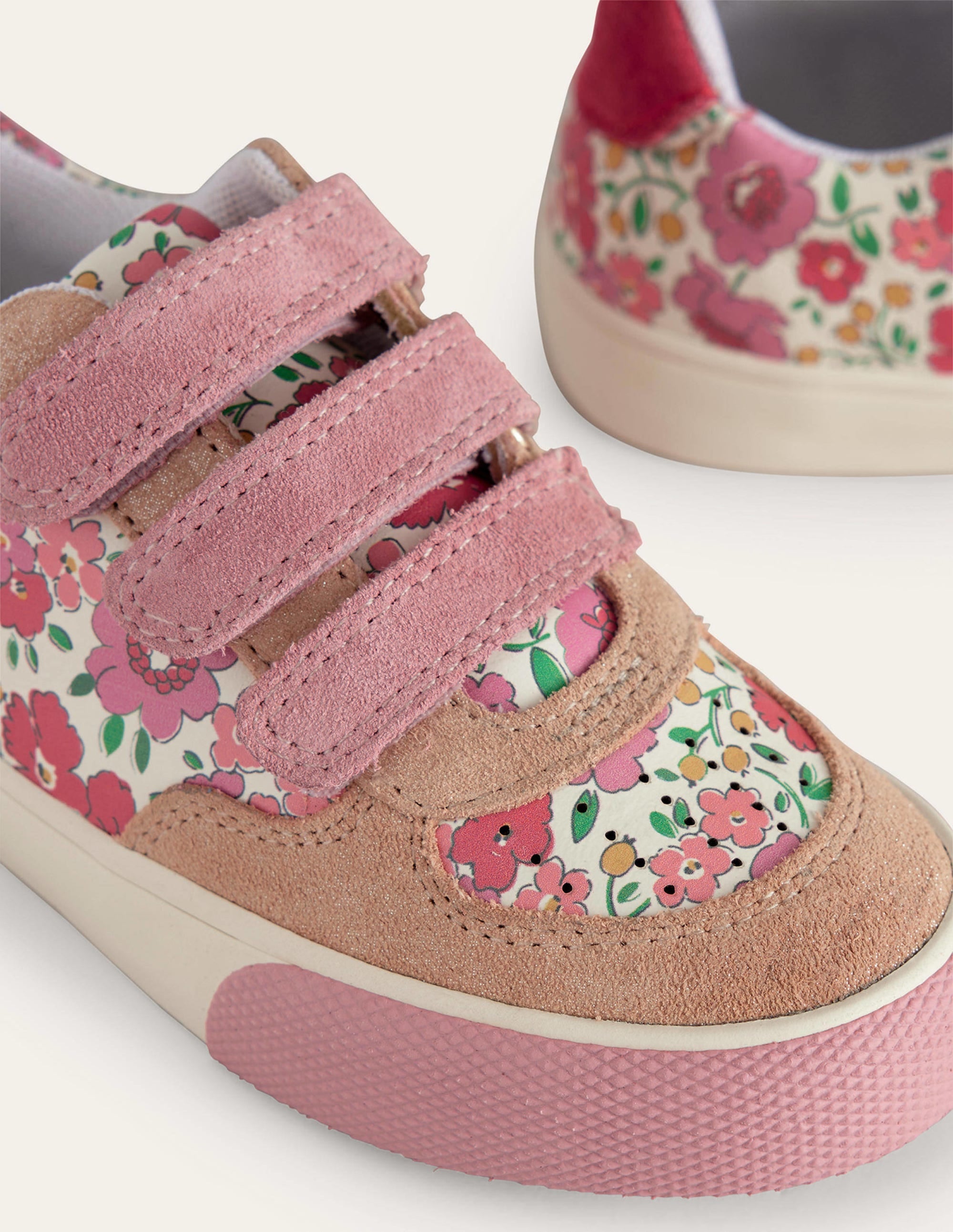 Leather Low Tops-Multi Floral - Image 3