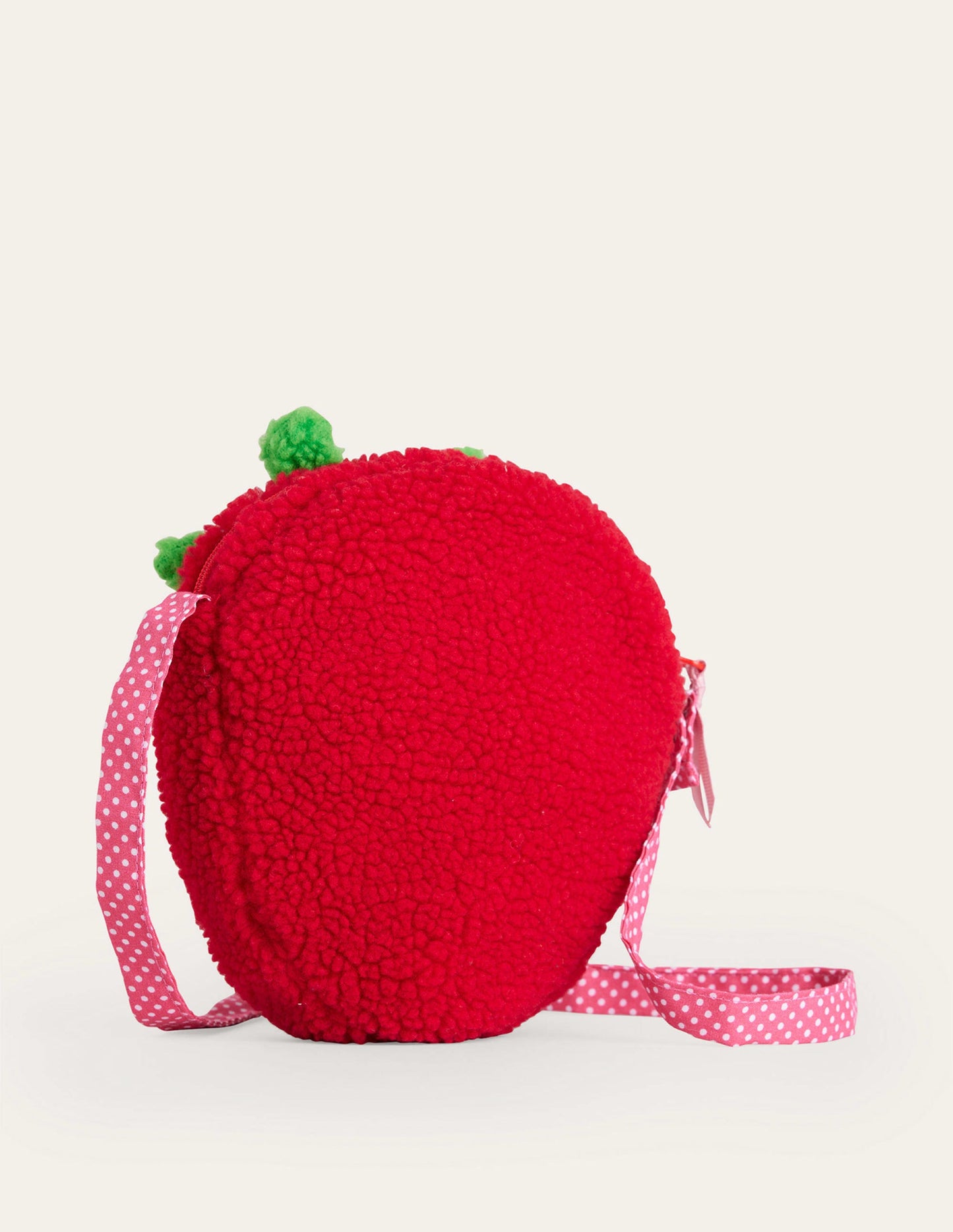 Novelty Crossbody Bag-Poppy Red Strawberry