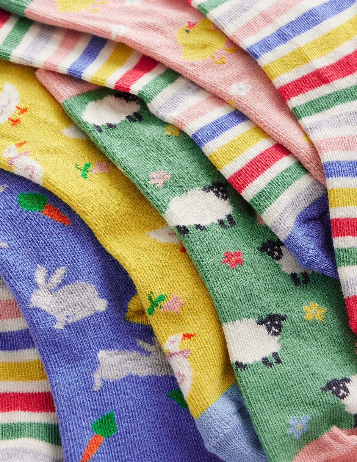 Socks 7 Pack-Spring Print - Image 2