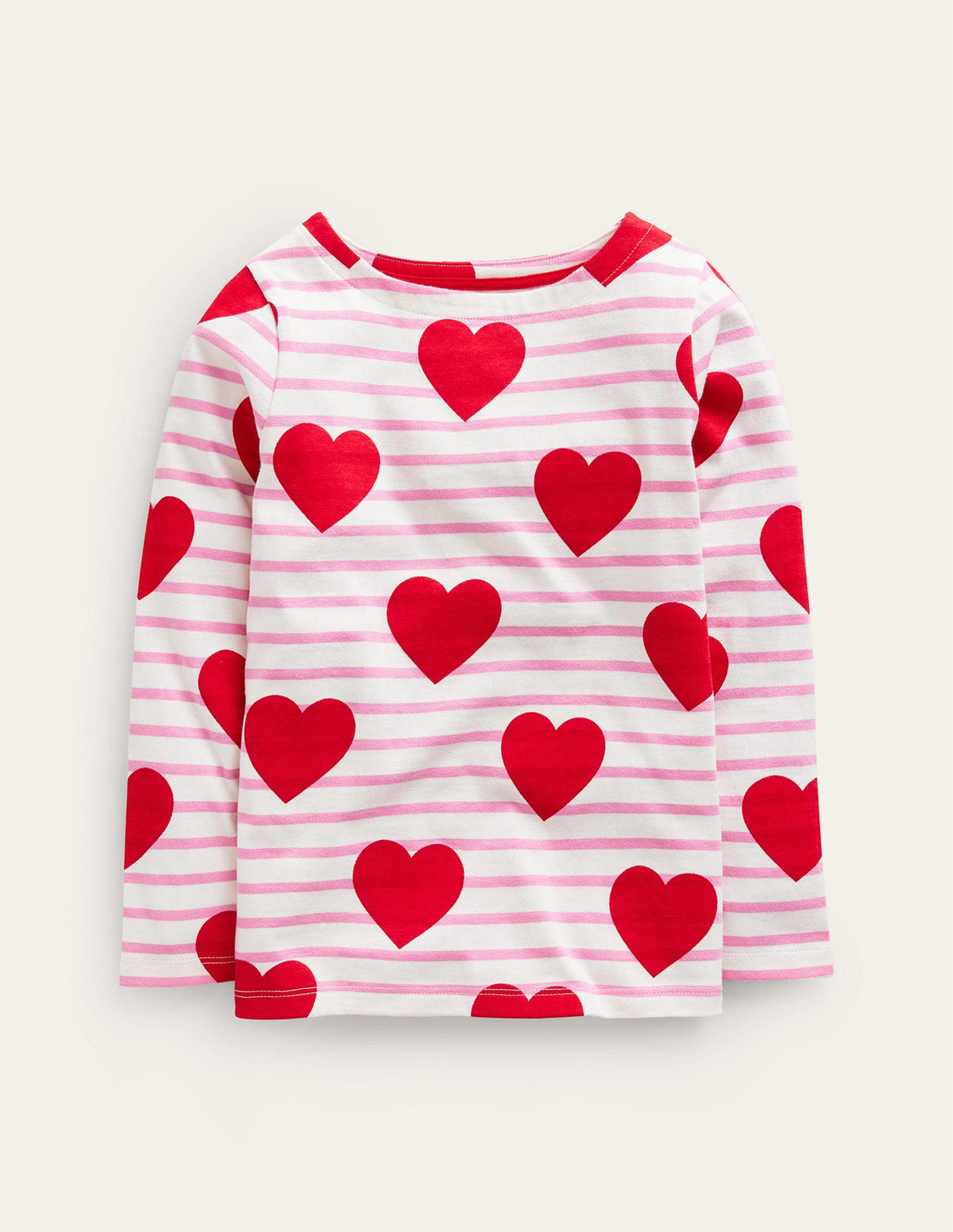 Fun Breton-Poppy Red Heart - Image 1