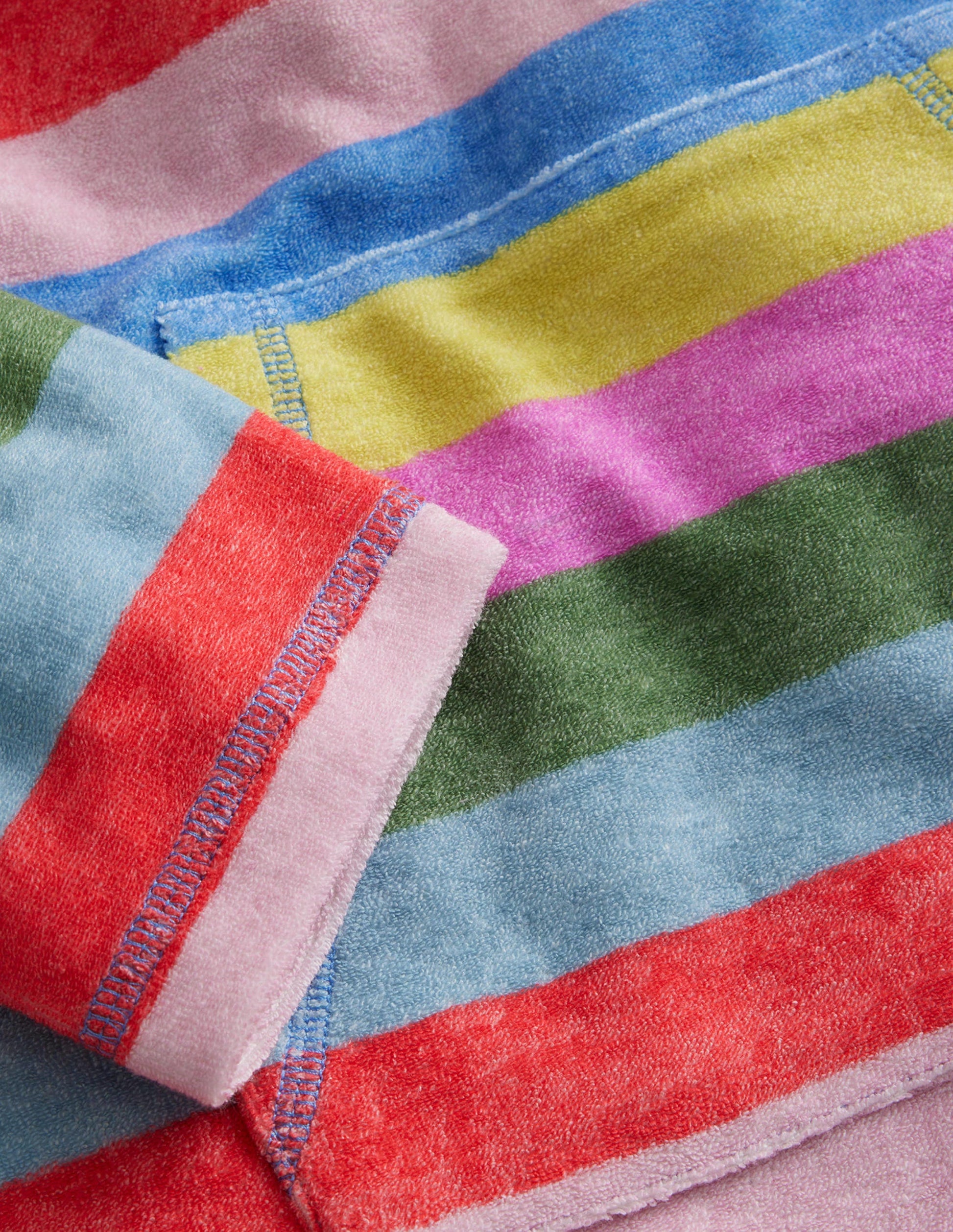 Towelling Throw-On-Multi Stripe-3