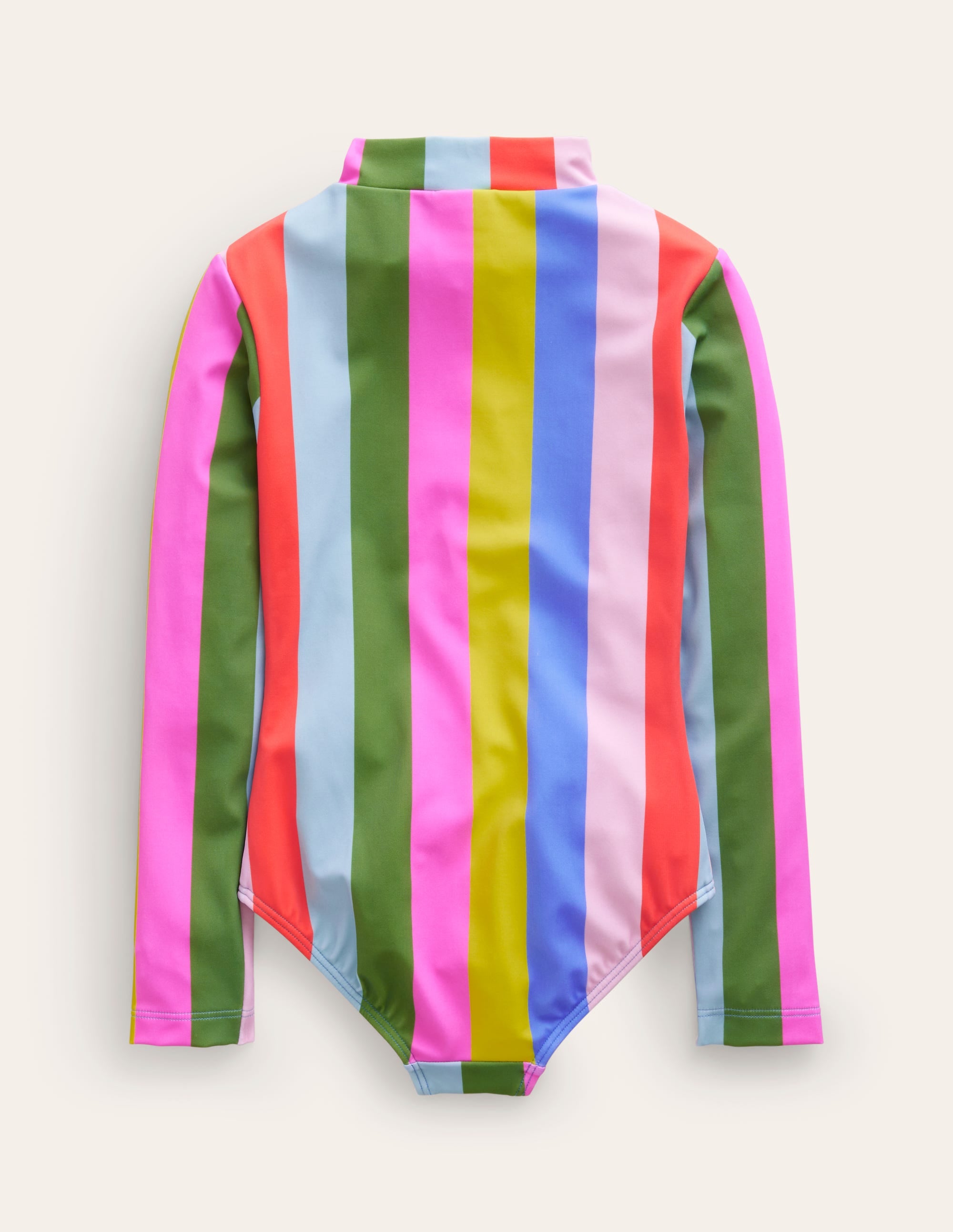 Long-sleeved Swimsuit-Multi Stripe - Image 2