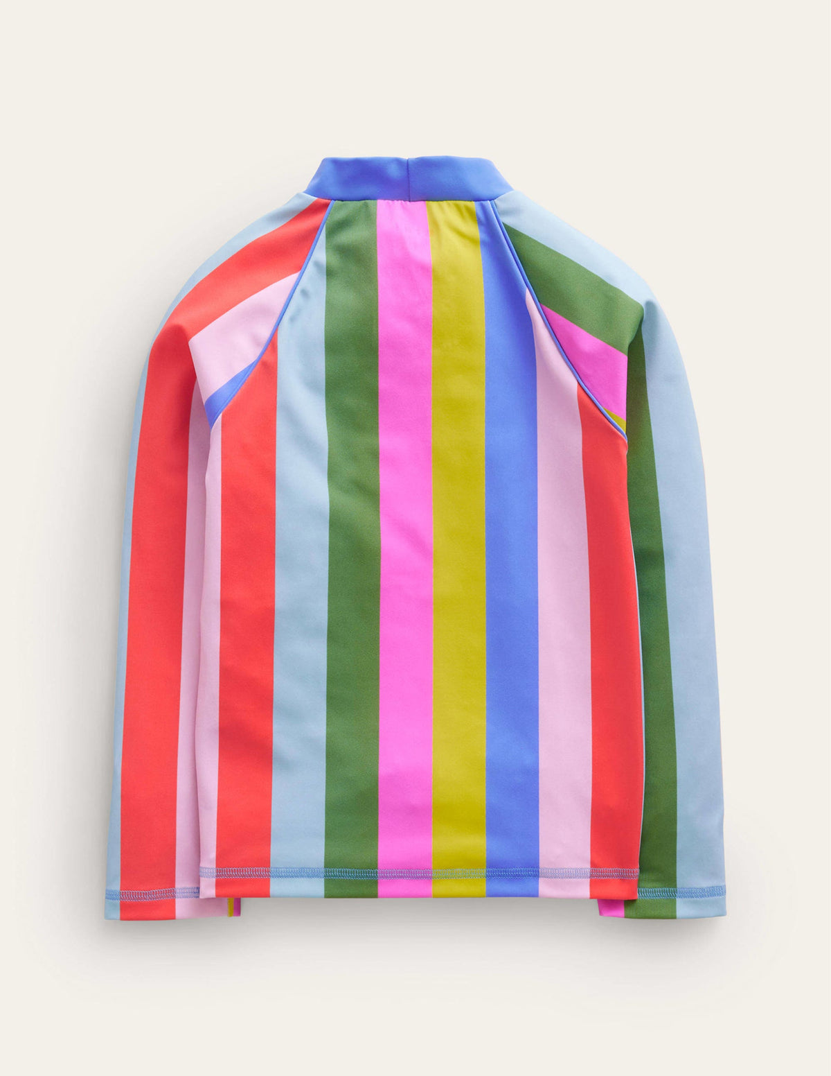 Patterned Rash Guard-Soft Multi Stripe - Image 2