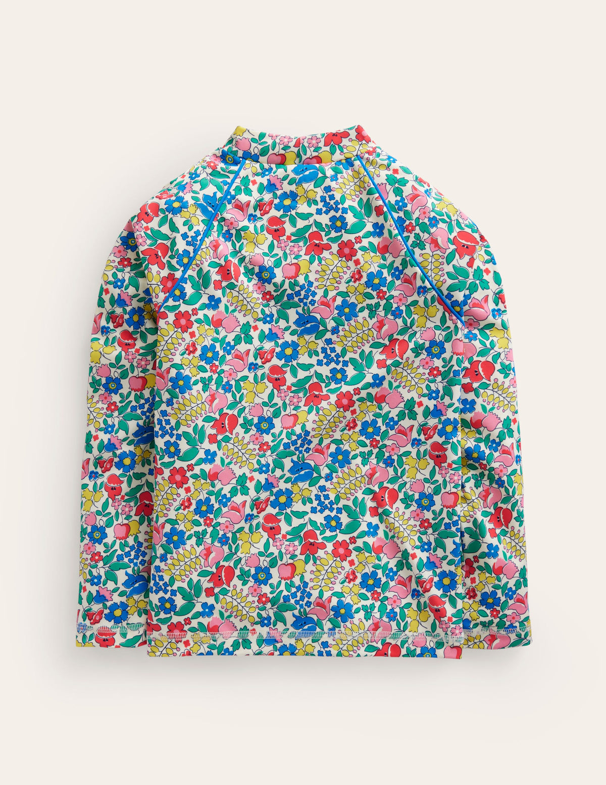 Patterned Rash Guard-Multi Flowerbed - Image 2