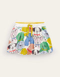 Printed Jersey Skort-Multi Desert Animals