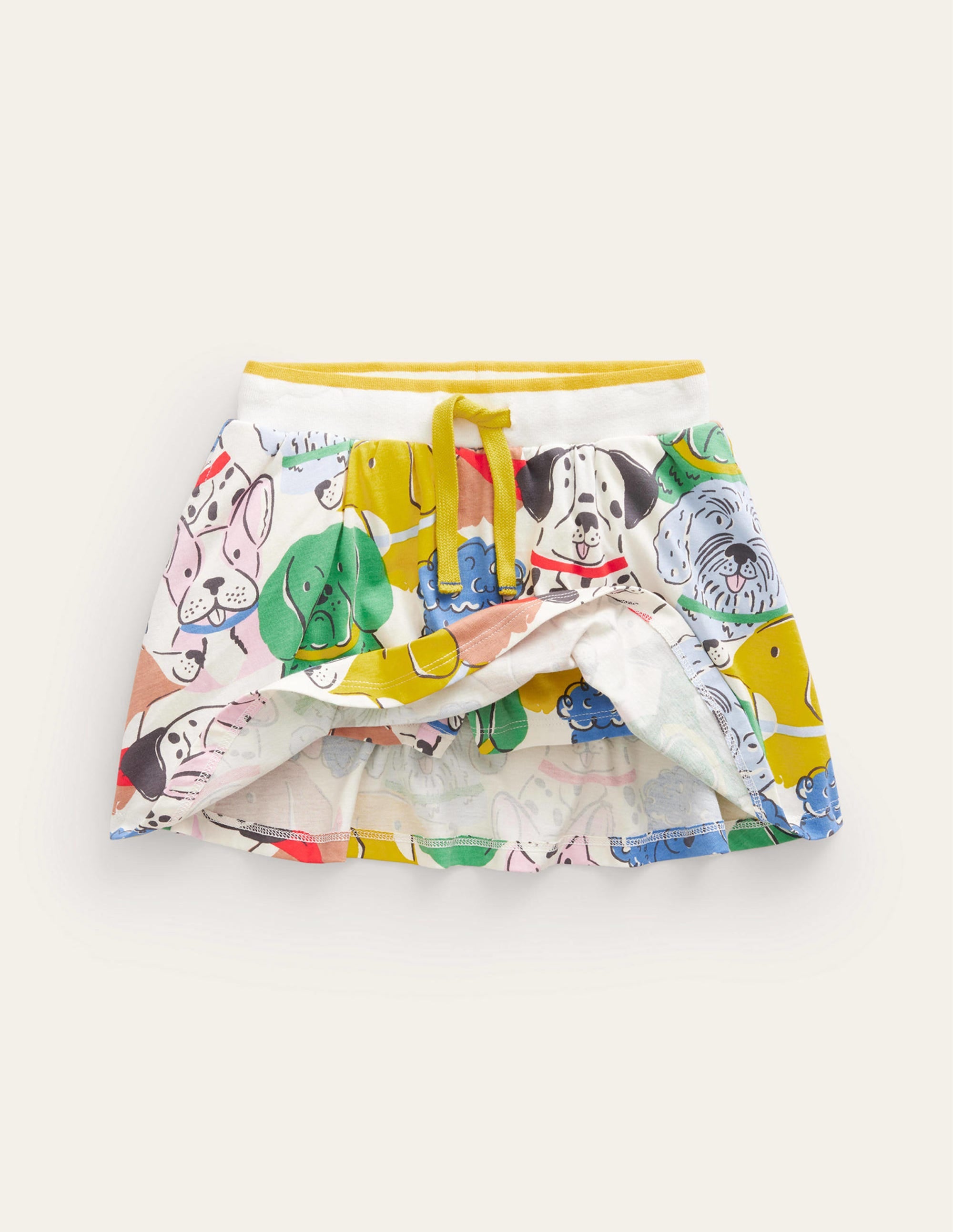 Printed Jersey Skort-Multi Desert Animals - Image 4