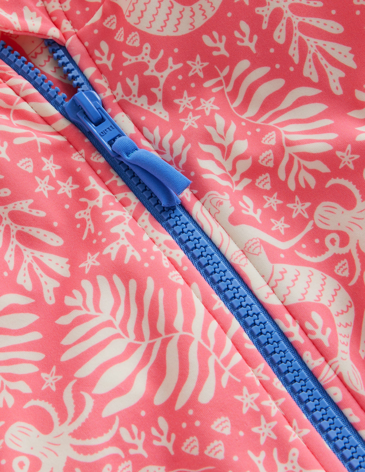 Short-sleeved Swimsuit-Strawberry Pink Mermaids - Image 3