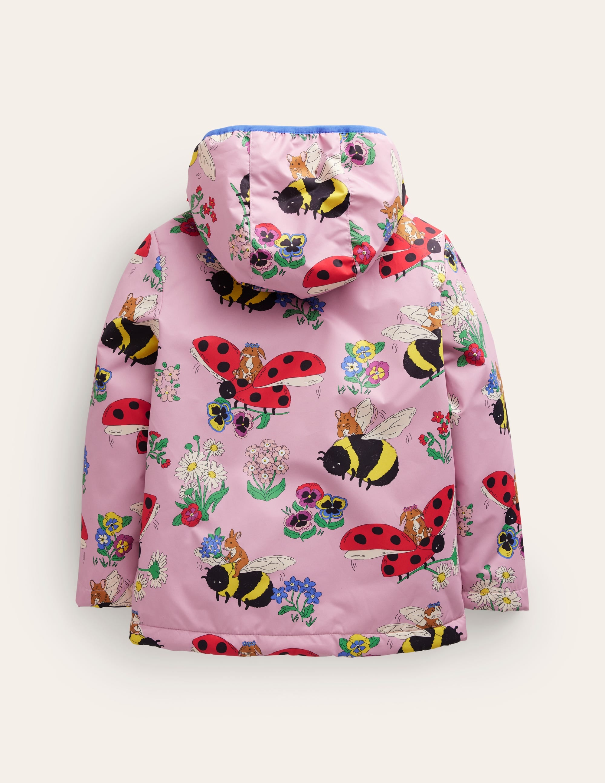 Jersey Lined Anorak-Sugared Almond Pink Bumble - Image 2