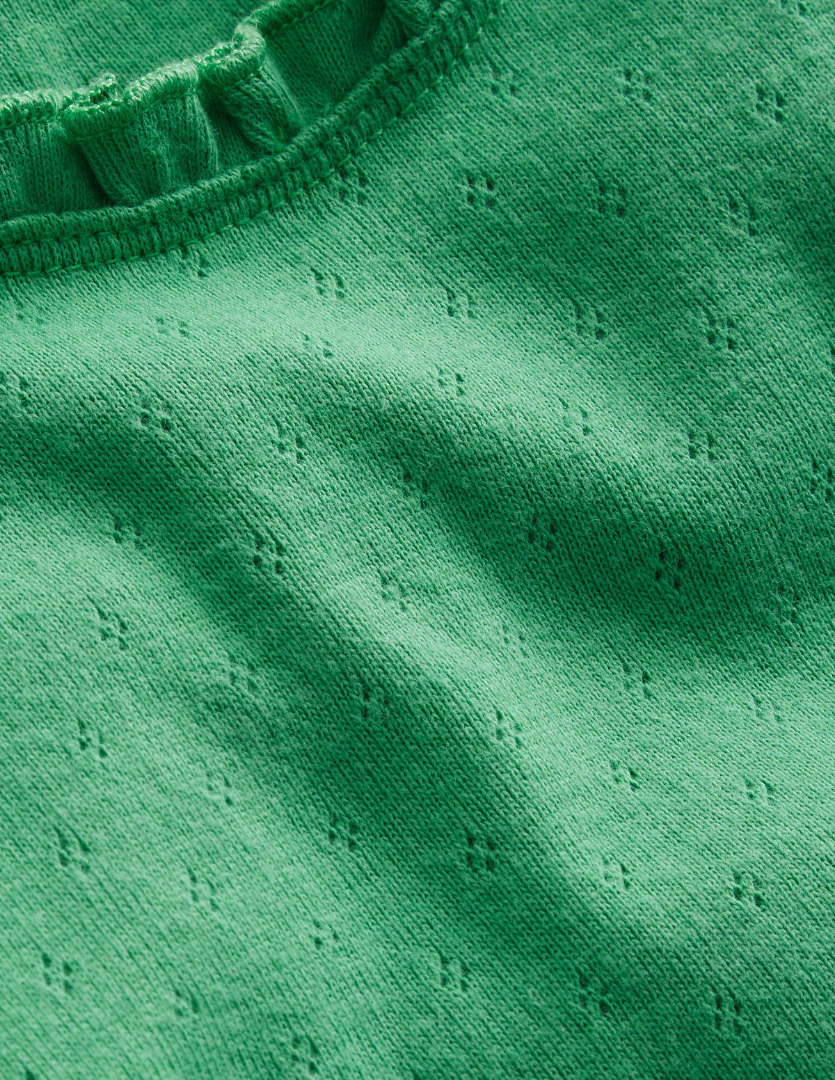 Pointelle Tank Top-Aloe Green - Image 3