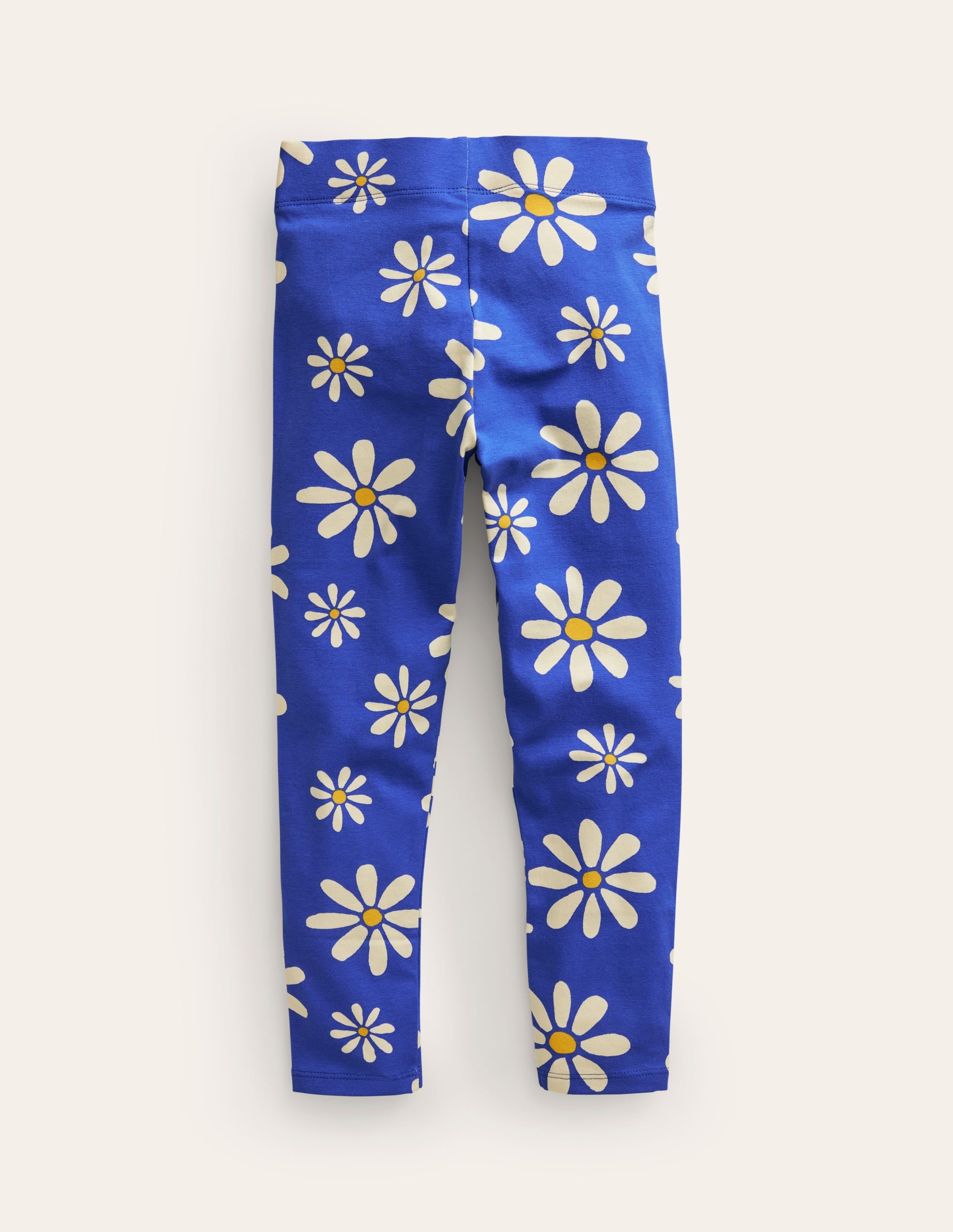 Fun Leggings-Sapphire Blue Daisies - Image 2