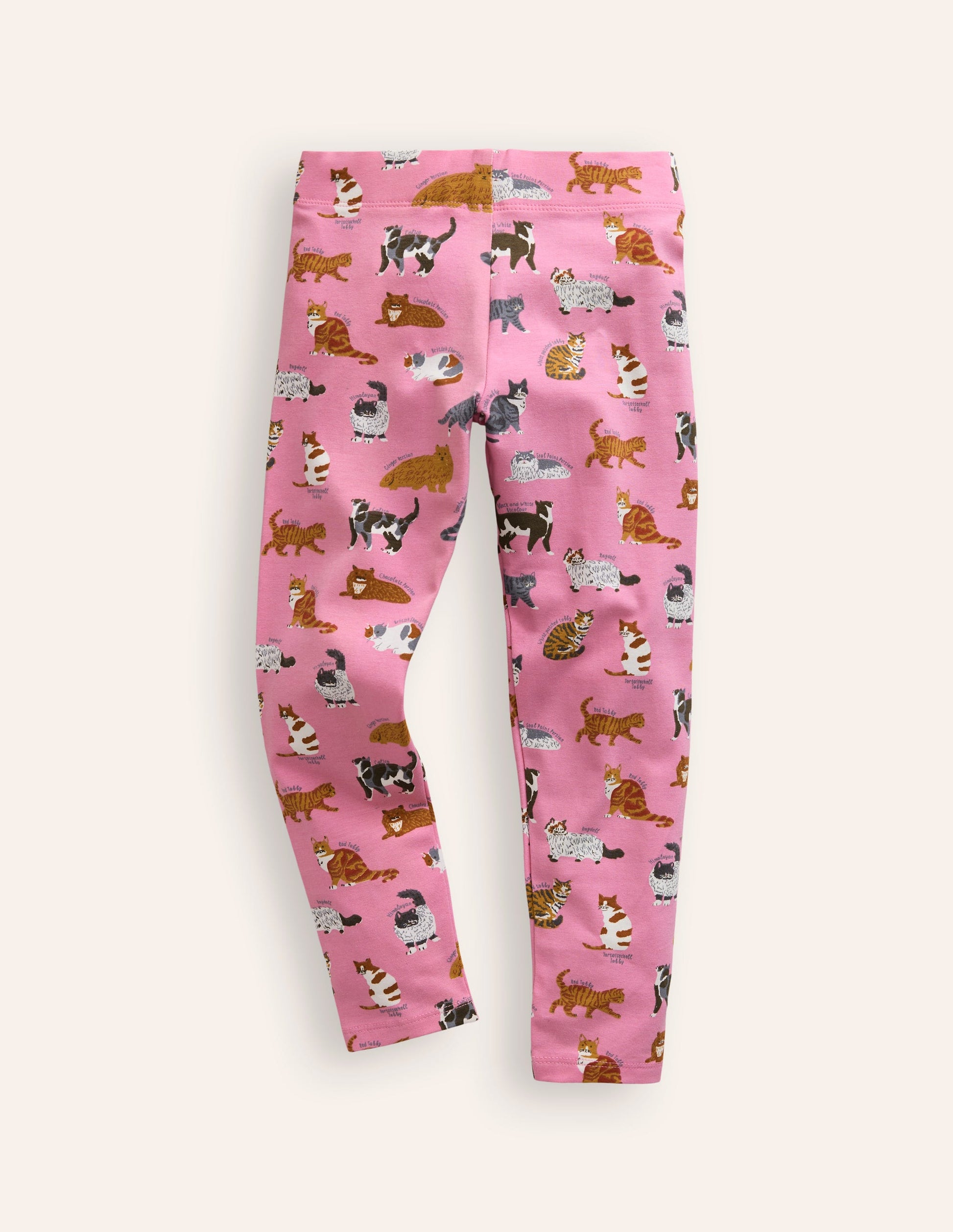Fun Leggings-Formica Pink Cats-1