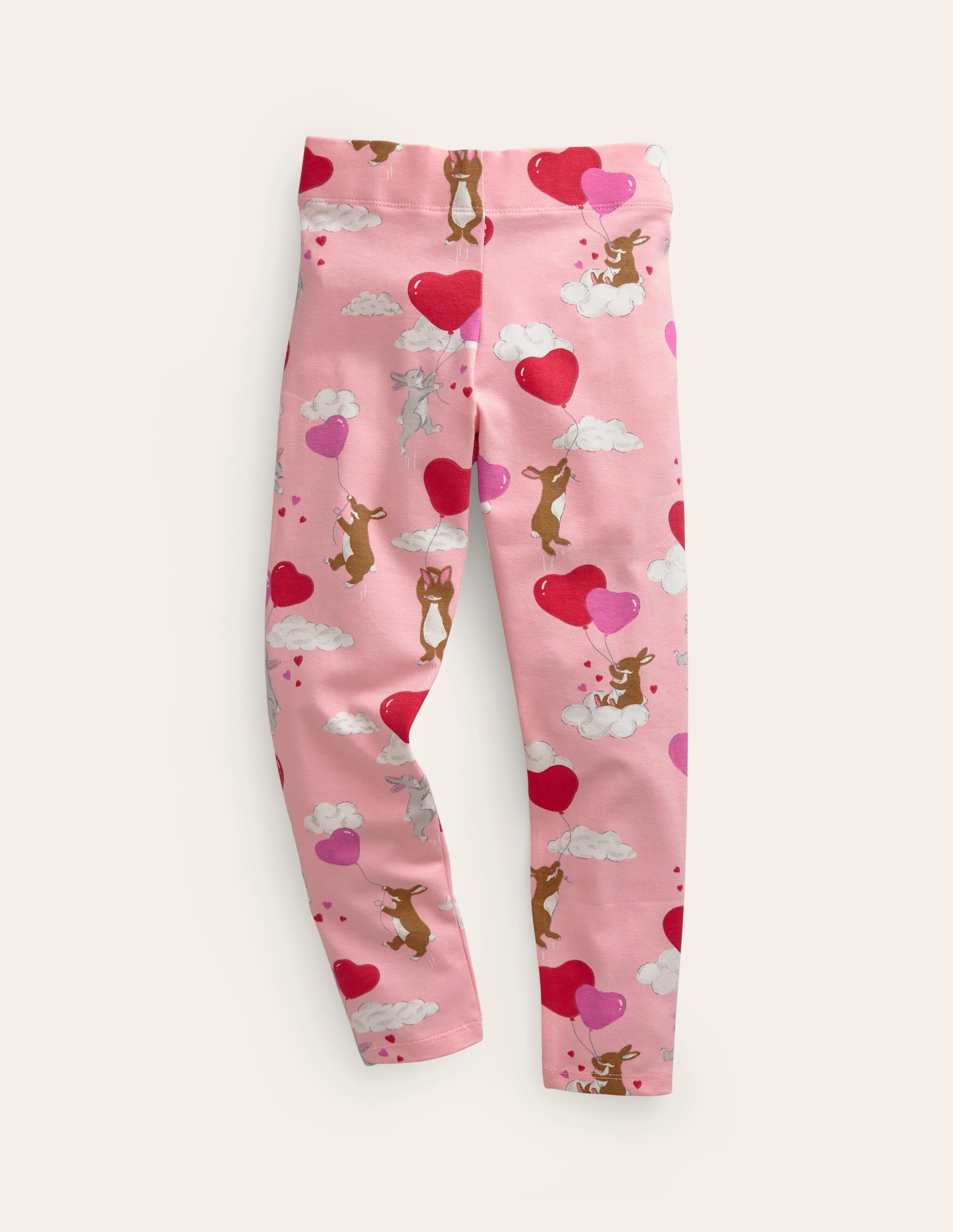 Fun Leggings-Ballet Pink Bunny - Image 1