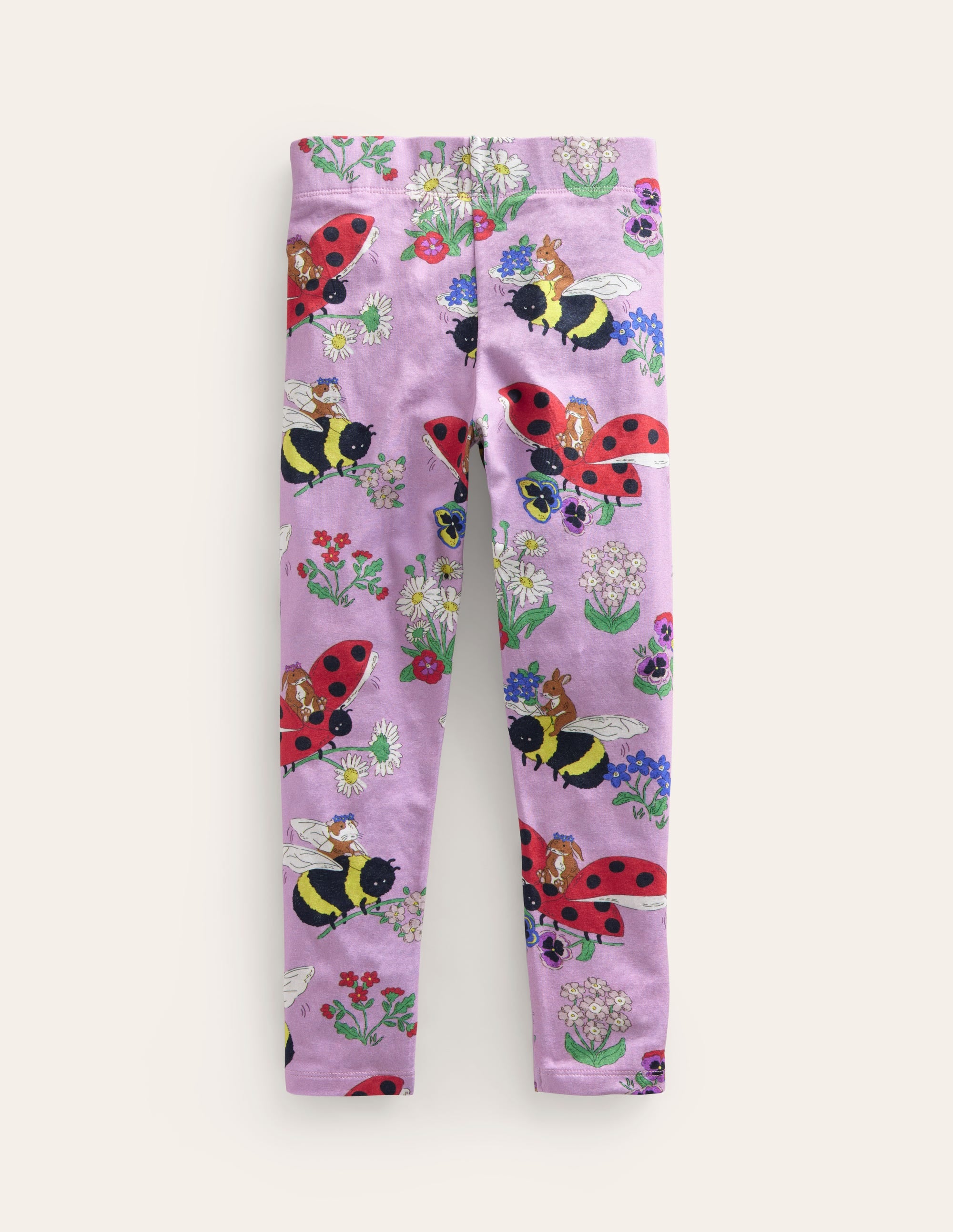 Fun Leggings-Sugared Almond Pink Meadows - Image 2