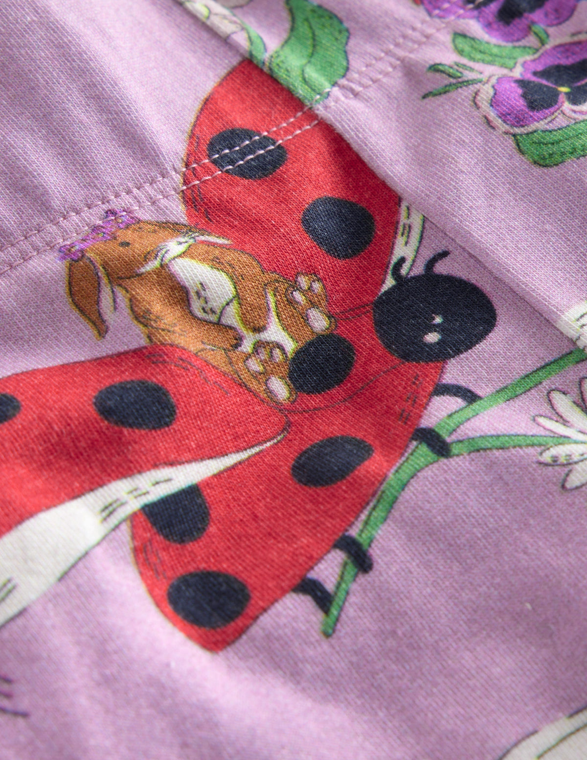 Fun Leggings-Sugared Almond Pink Meadows - Image 3