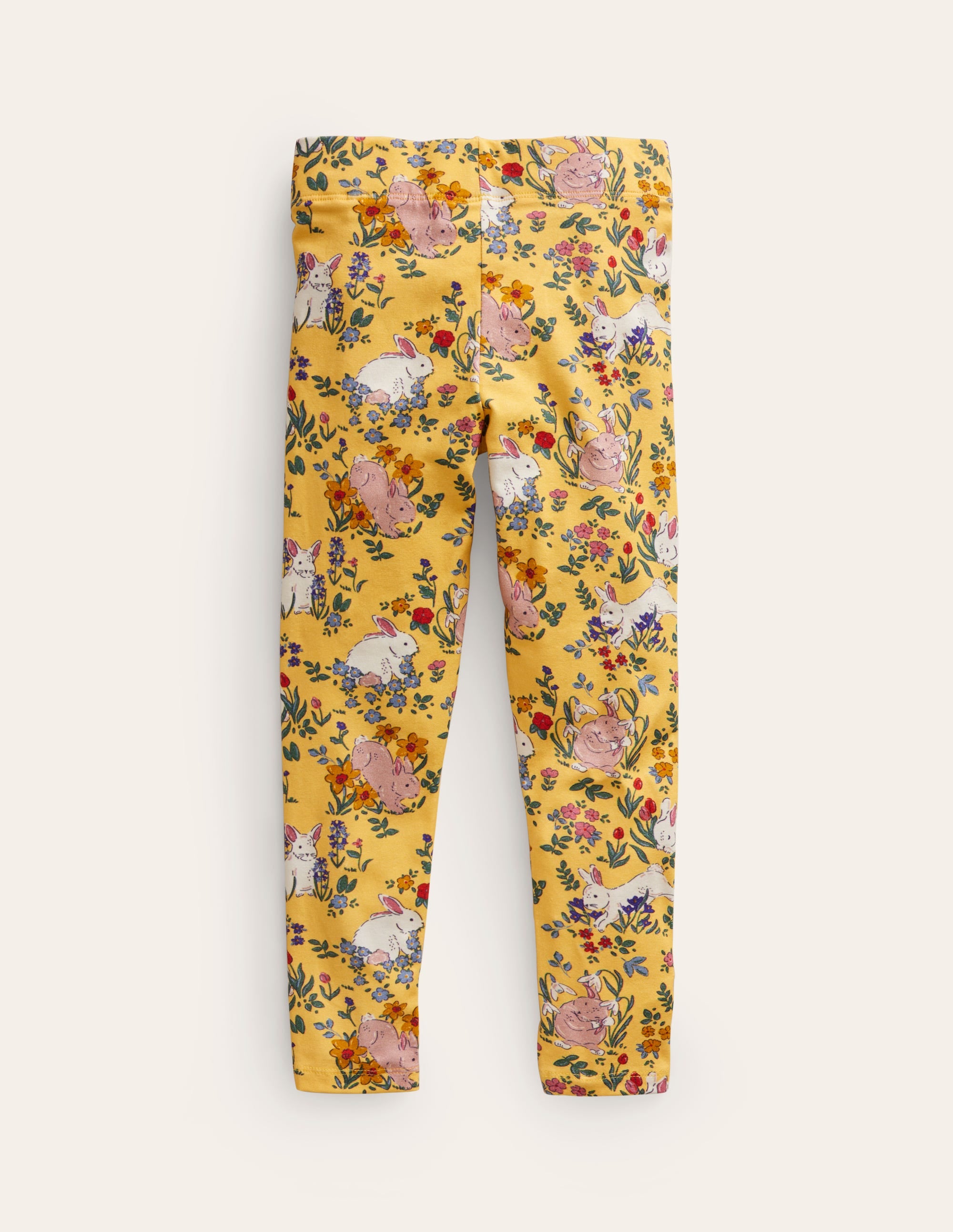 Fun Leggings-Spring Yellow Bunny - Image 2