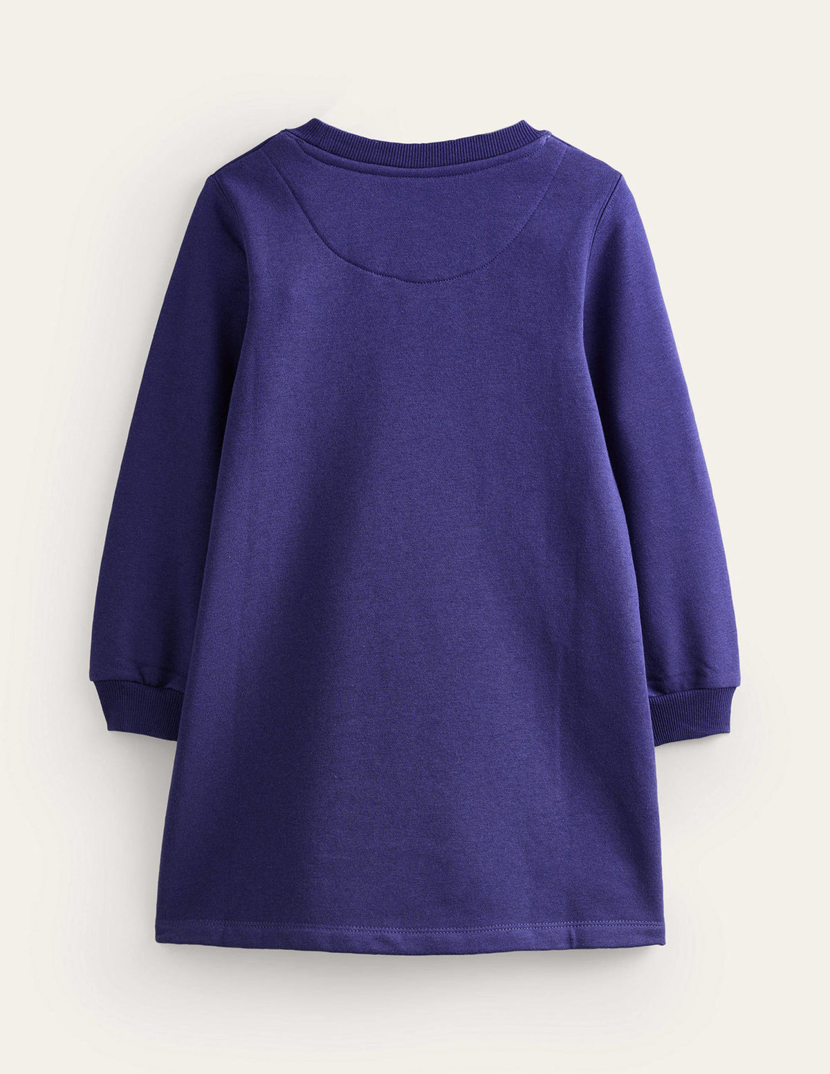 Cosy Appliqué Sweatshirt Dress-Navy Dragons - Image 2