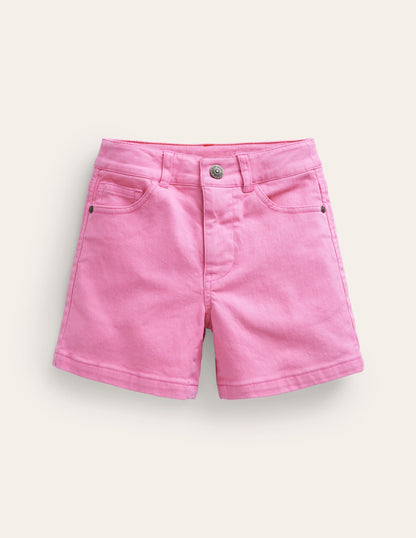 Denim Shorts-Strawberry Milkshake