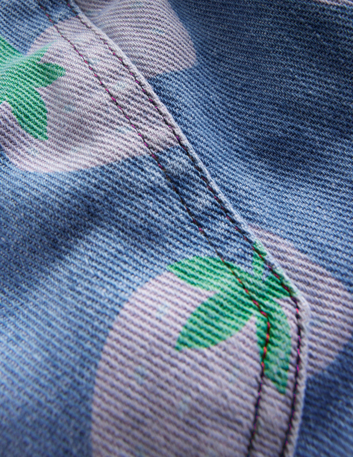 Denim Pull-on Jean-Denim Strawberries-3