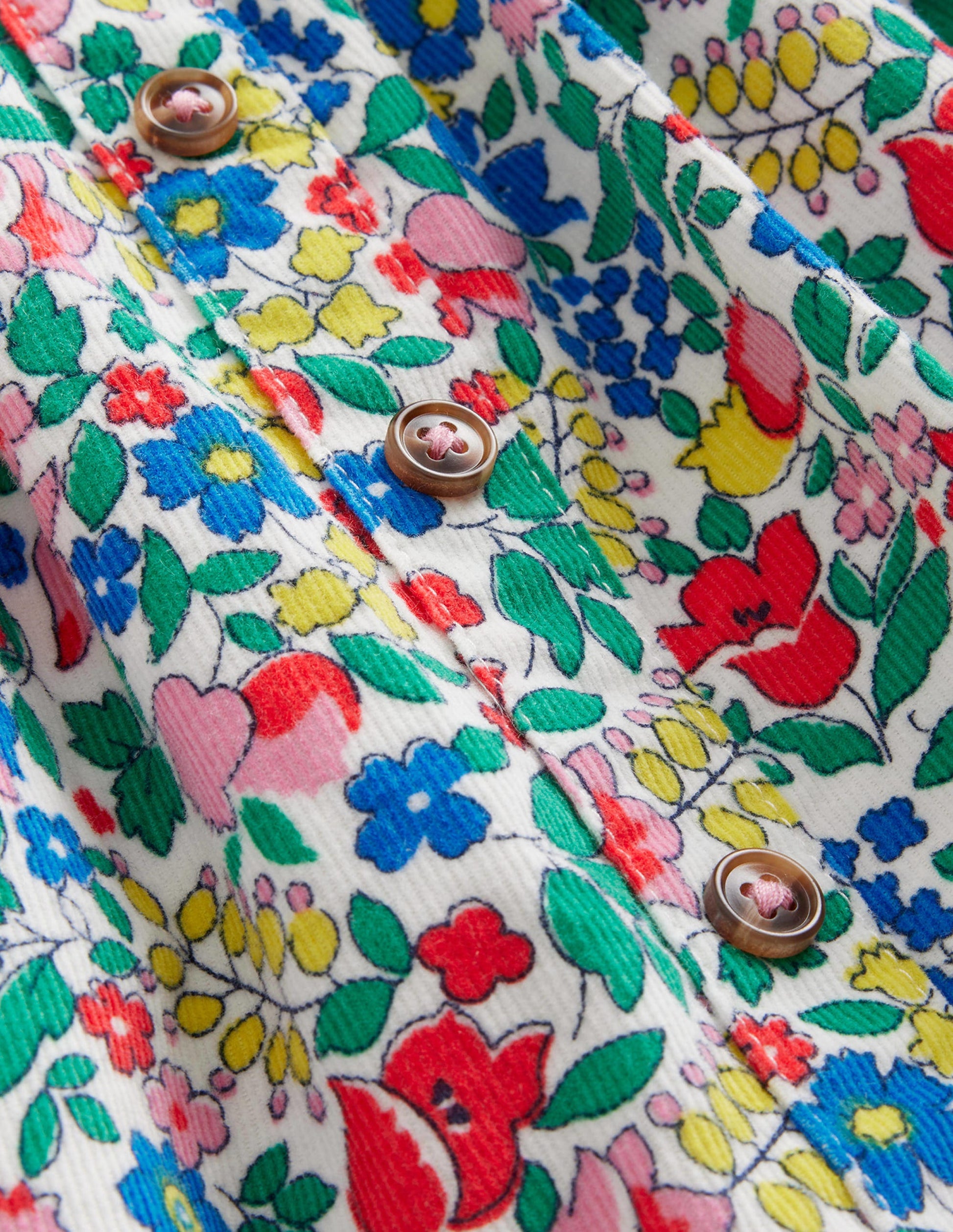 Cord Twirly Skirt-Multi Flowerbed-3