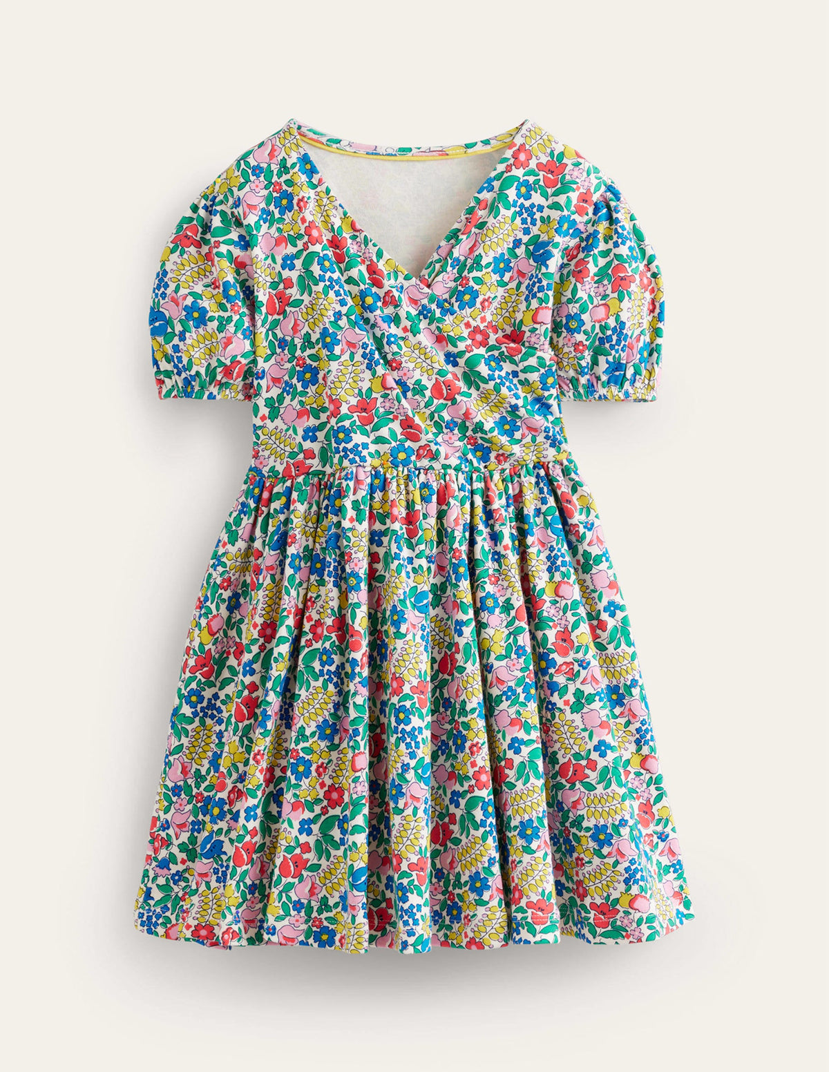 Twirly Ballerina Dress-Multi Flowerbed - Image 1