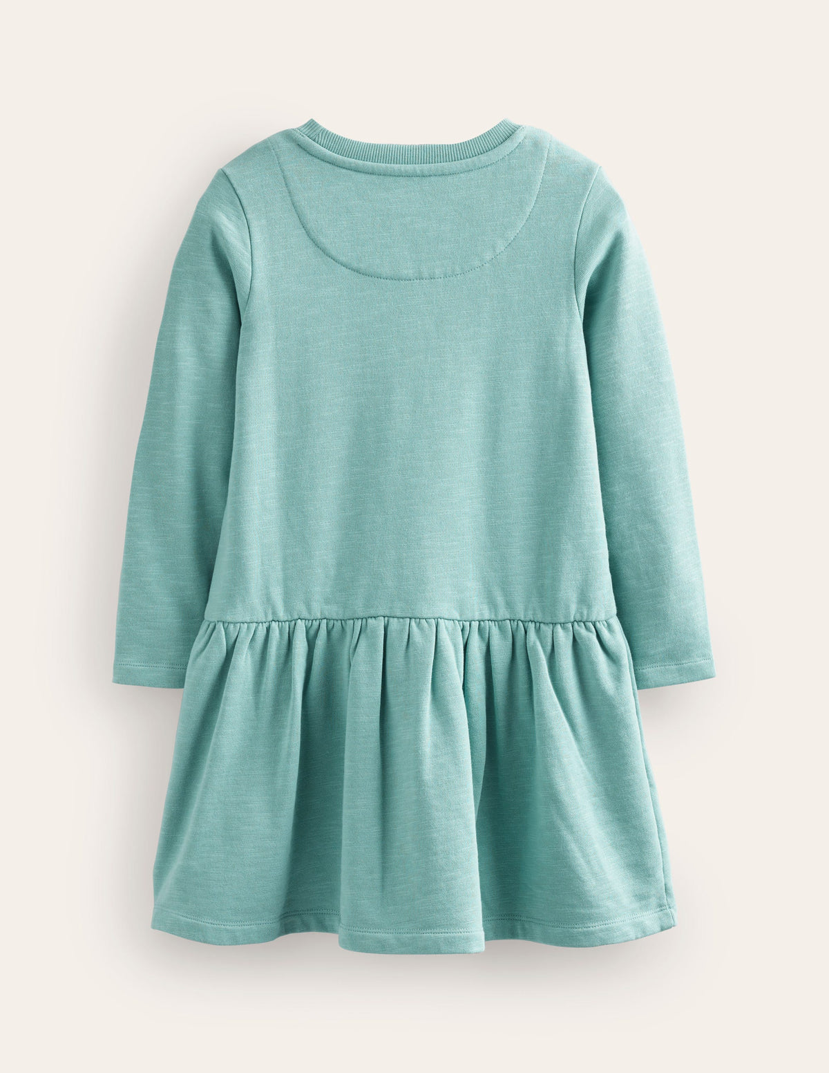Embroidered Sweat Dress-Georgian Blue Flowers - Image 2