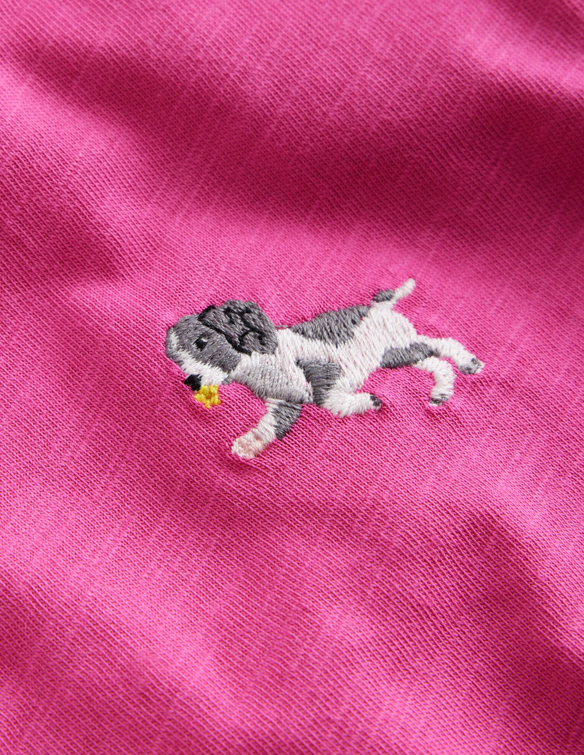 Embroidered Logo T-Shirt-Strawberry Ice Dog-3