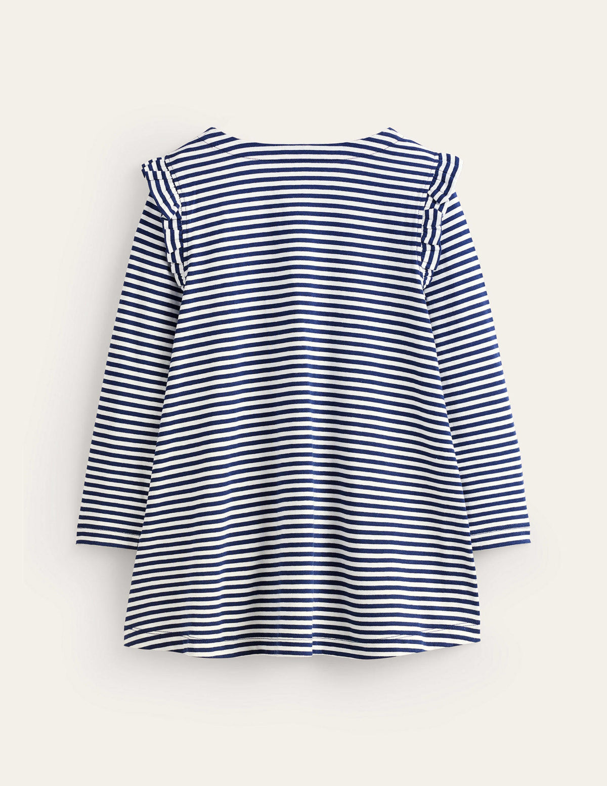 Heart Pocket Tunic-College Navy/Ivory Hearts-2