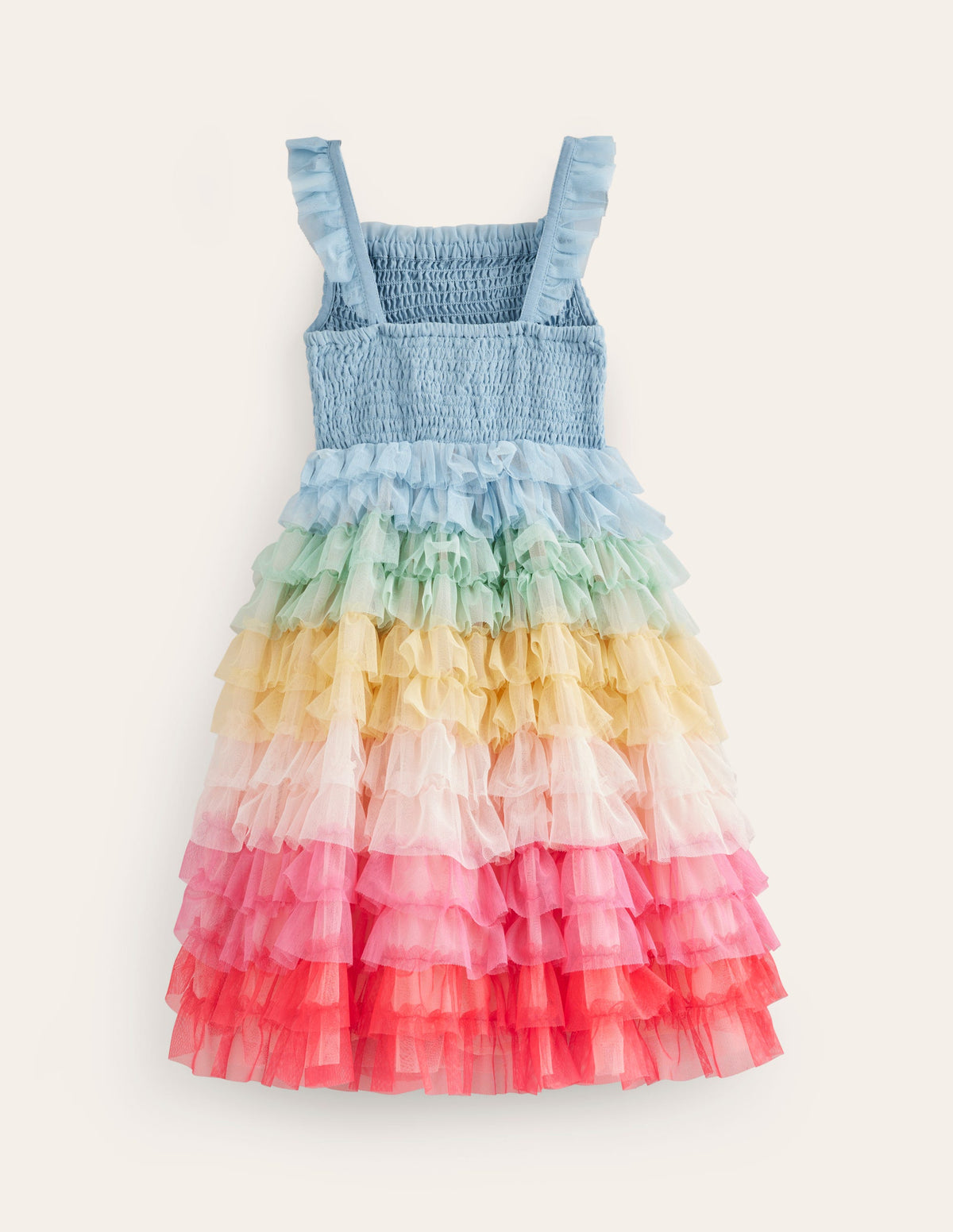 Rainbow Skirt Tulle Dress-Multi Rainbow - Image 2