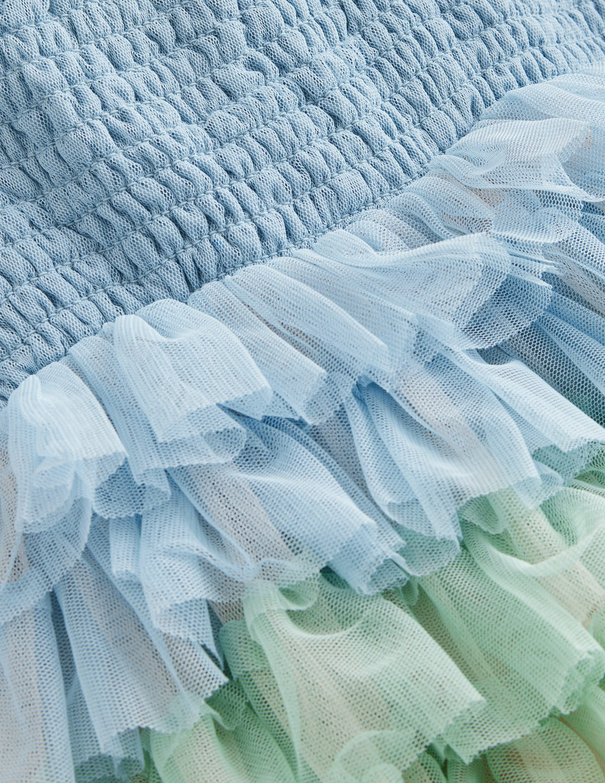 Rainbow Skirt Tulle Dress-Multi Rainbow - Image 3